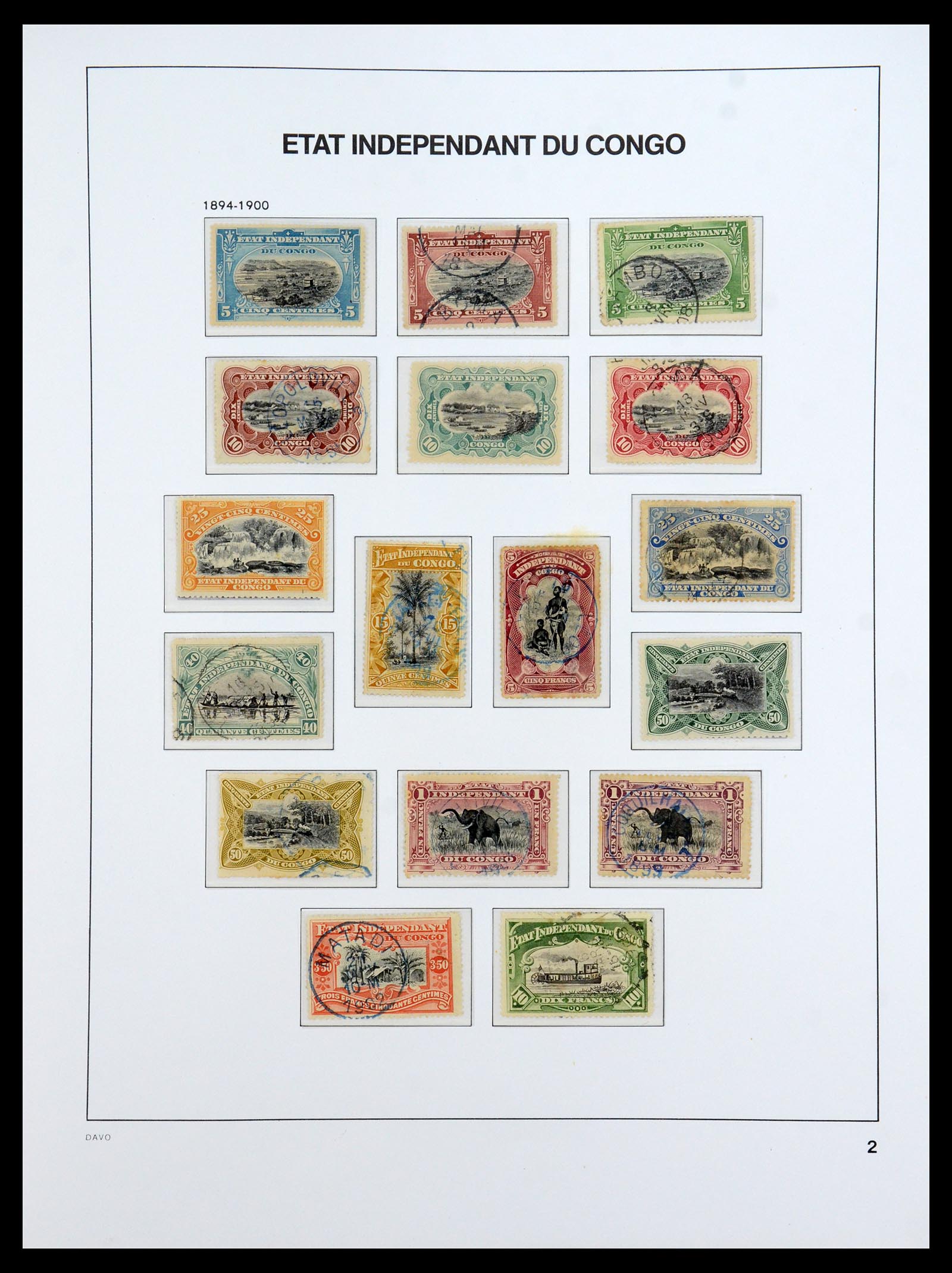 35920 001 - Stamp Collection 35920 Belgian Congo 1894-1960.