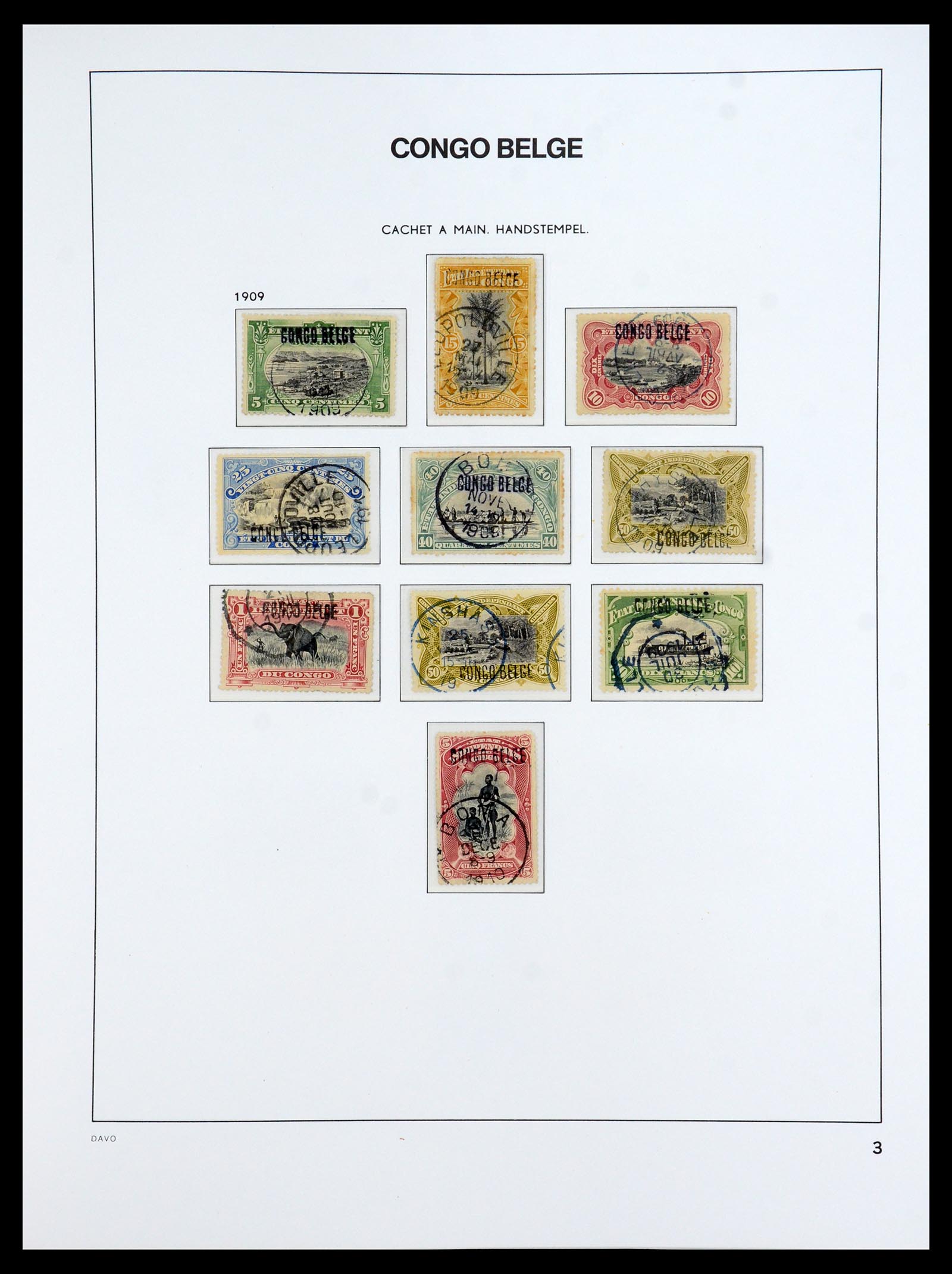 35920 002 - Stamp Collection 35920 Belgian Congo 1894-1960.