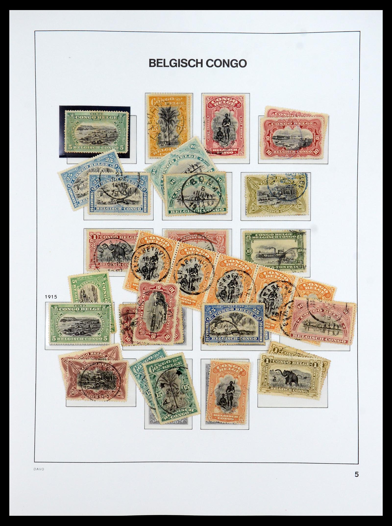 35920 004 - Stamp Collection 35920 Belgian Congo 1894-1960.