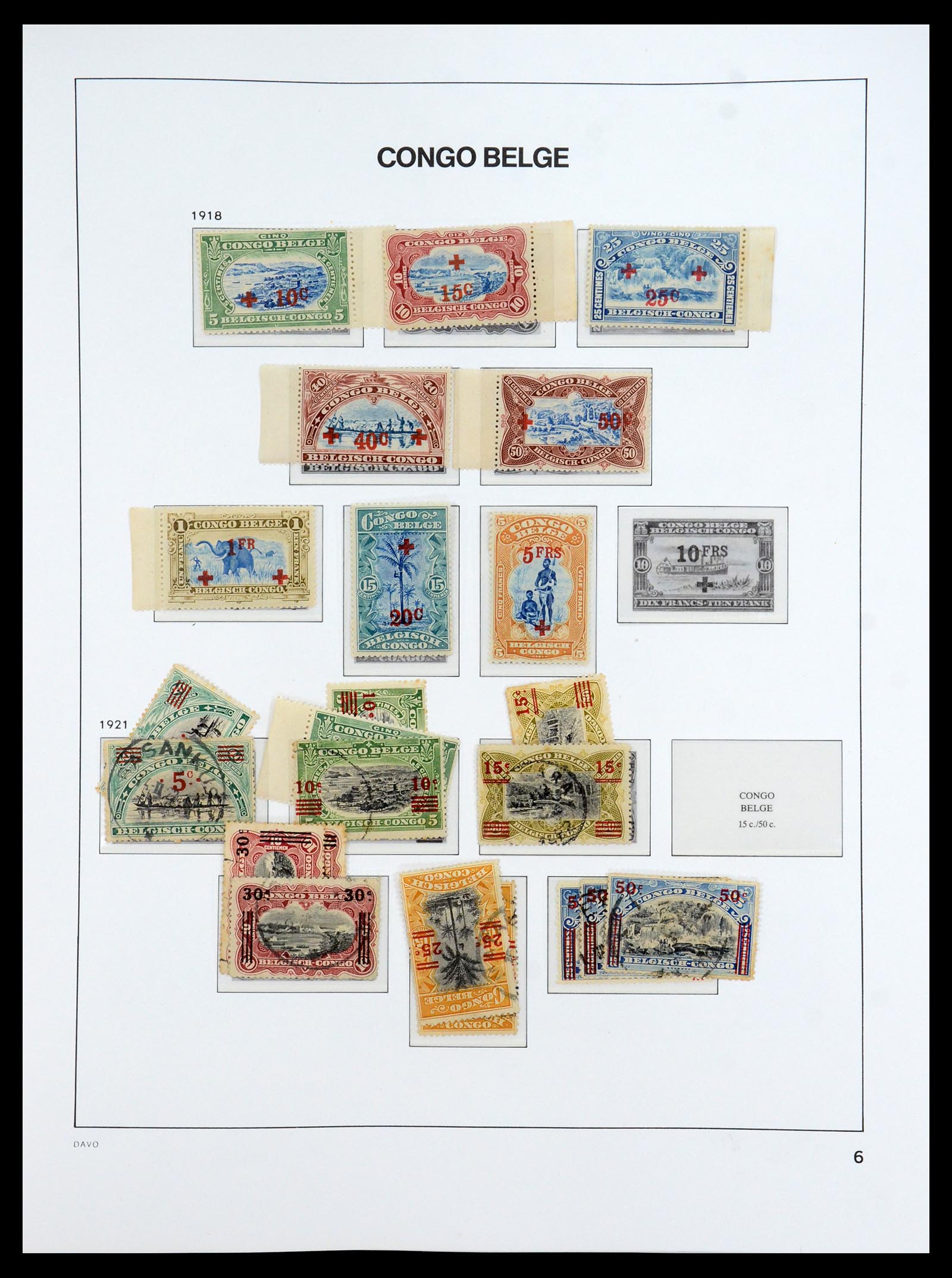 35920 005 - Stamp Collection 35920 Belgian Congo 1894-1960.