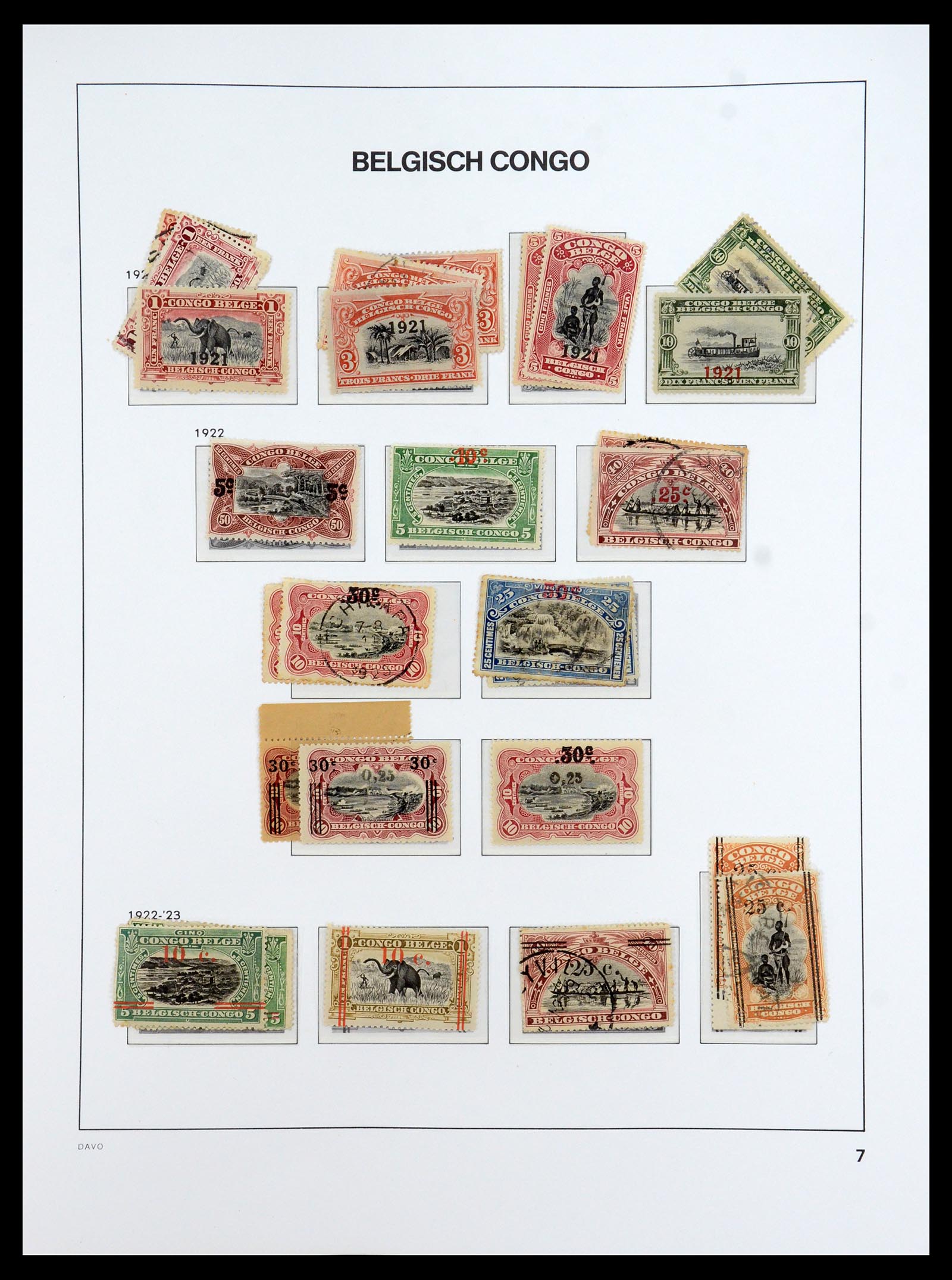 35920 006 - Stamp Collection 35920 Belgian Congo 1894-1960.