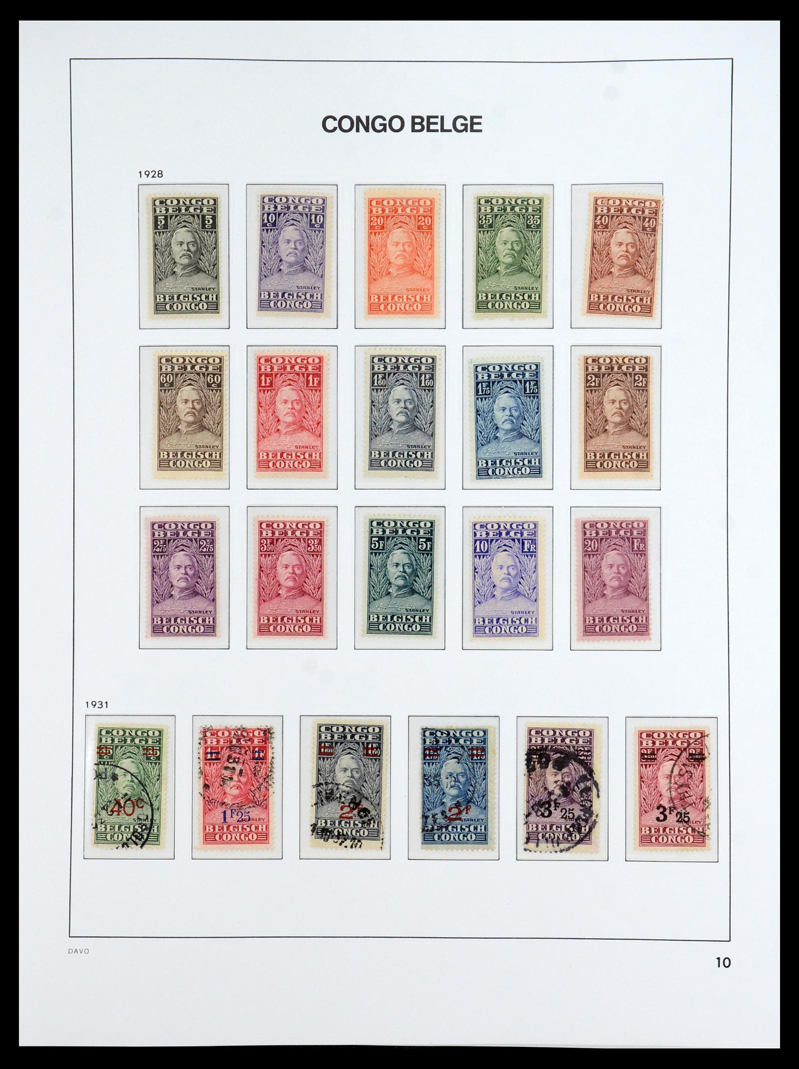 35920 009 - Stamp Collection 35920 Belgian Congo 1894-1960.