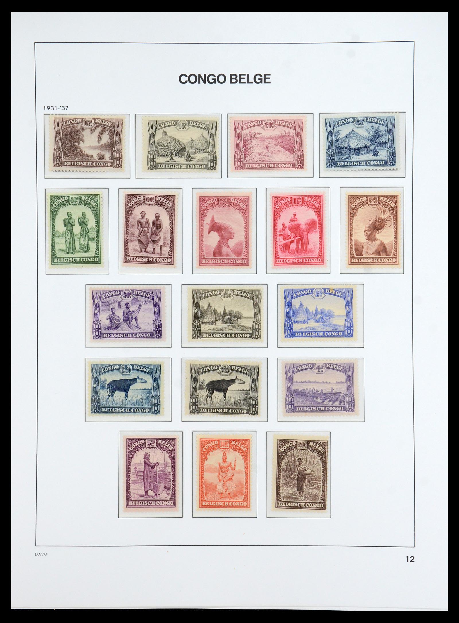35920 011 - Stamp Collection 35920 Belgian Congo 1894-1960.
