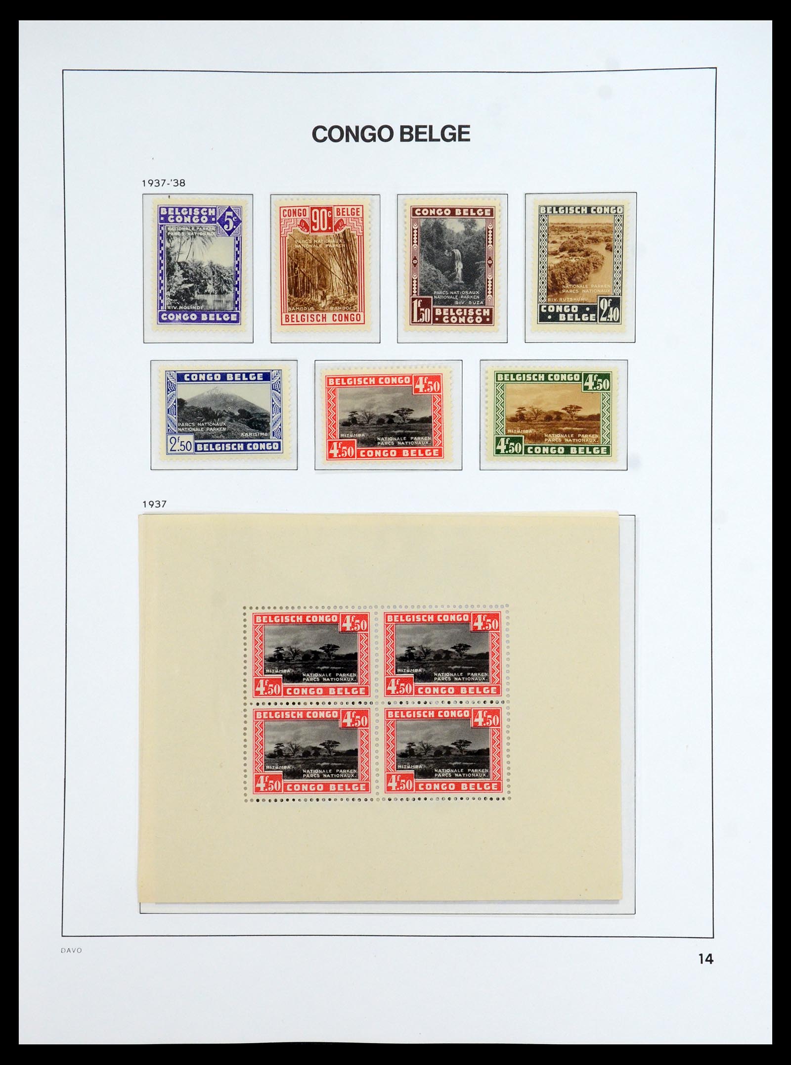 35920 013 - Stamp Collection 35920 Belgian Congo 1894-1960.
