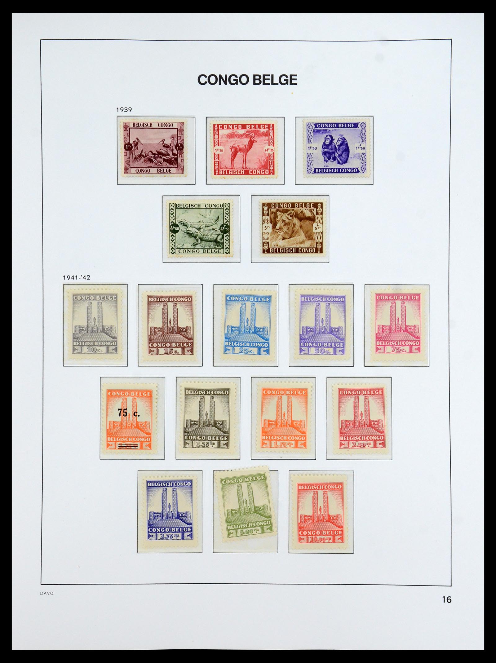 35920 015 - Stamp Collection 35920 Belgian Congo 1894-1960.