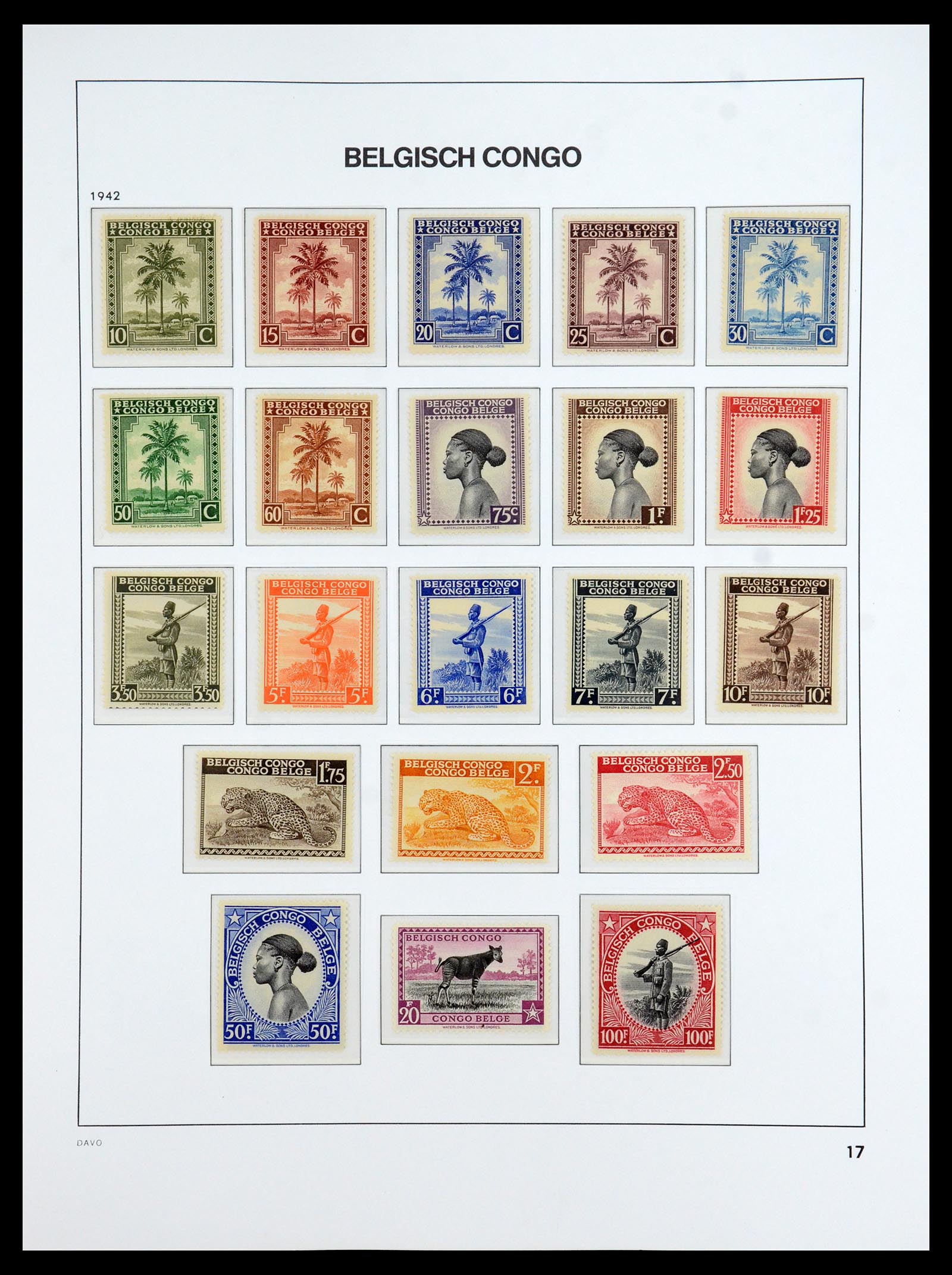 35920 016 - Stamp Collection 35920 Belgian Congo 1894-1960.