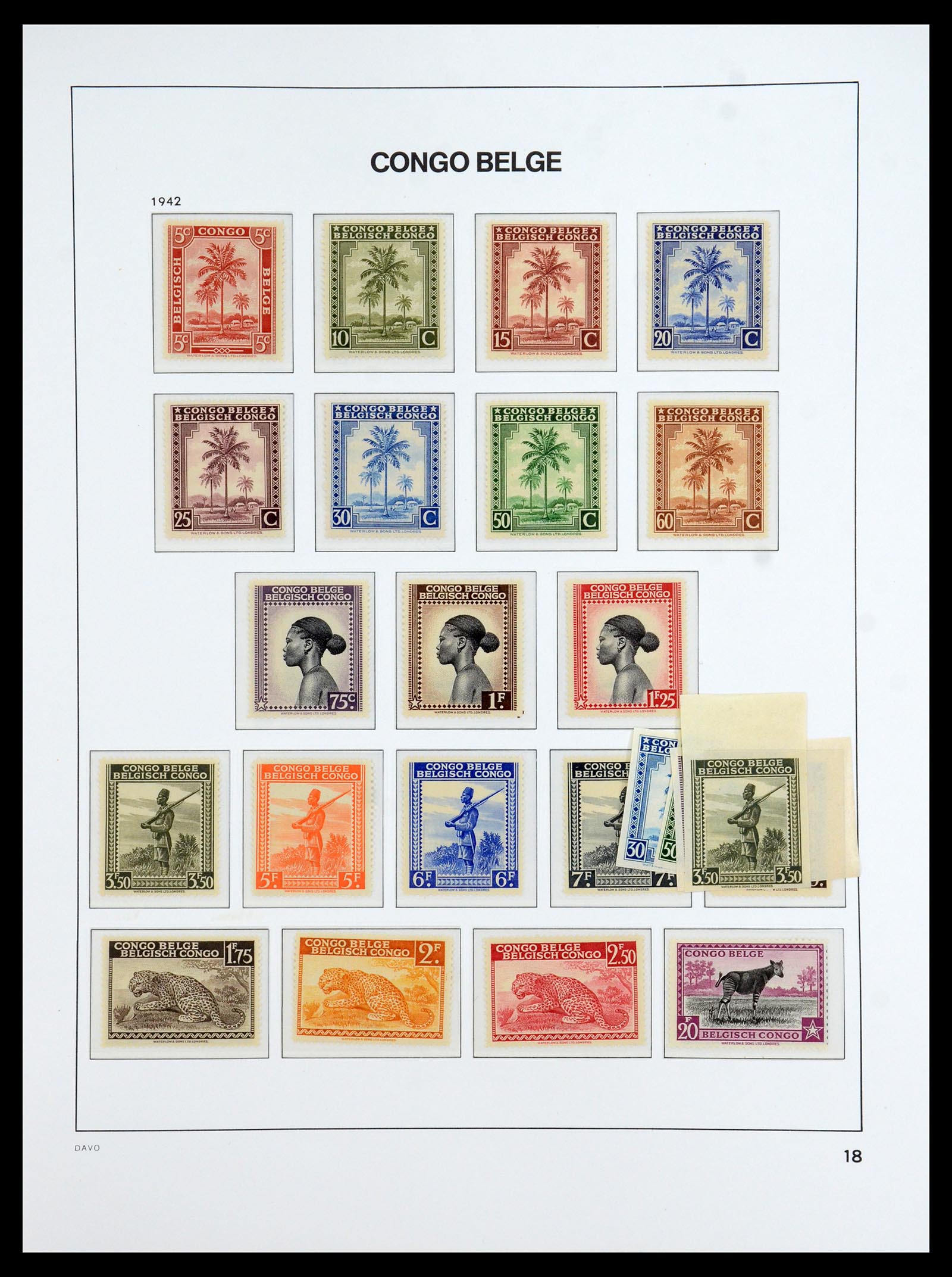 35920 017 - Stamp Collection 35920 Belgian Congo 1894-1960.