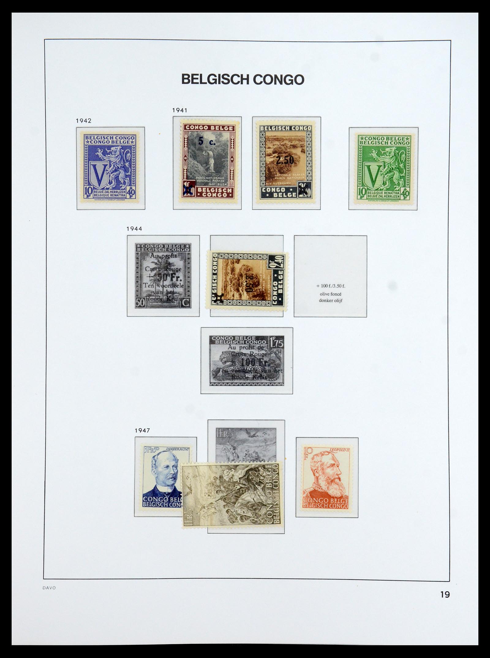 35920 020 - Stamp Collection 35920 Belgian Congo 1894-1960.