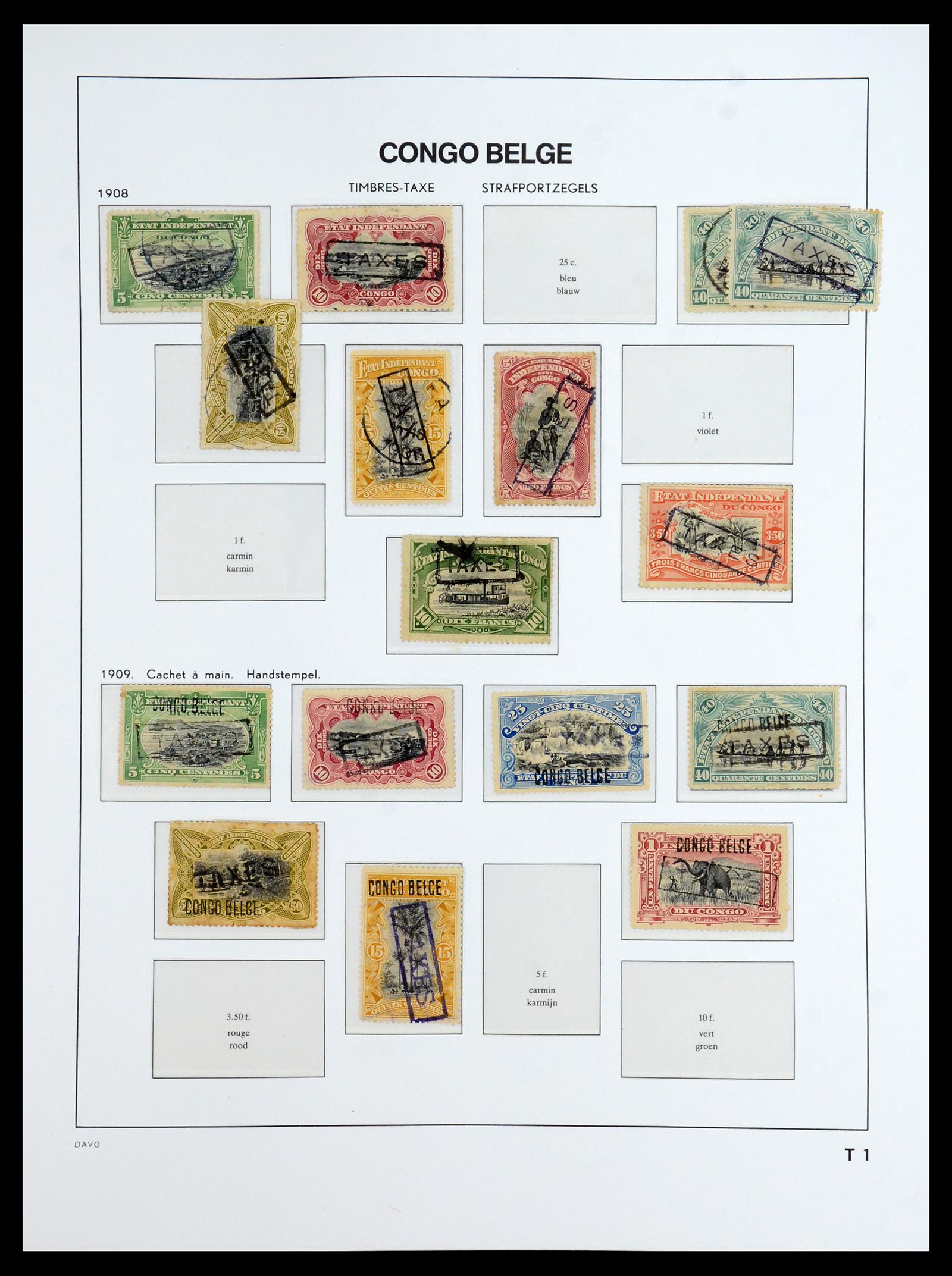 35920 029 - Stamp Collection 35920 Belgian Congo 1894-1960.