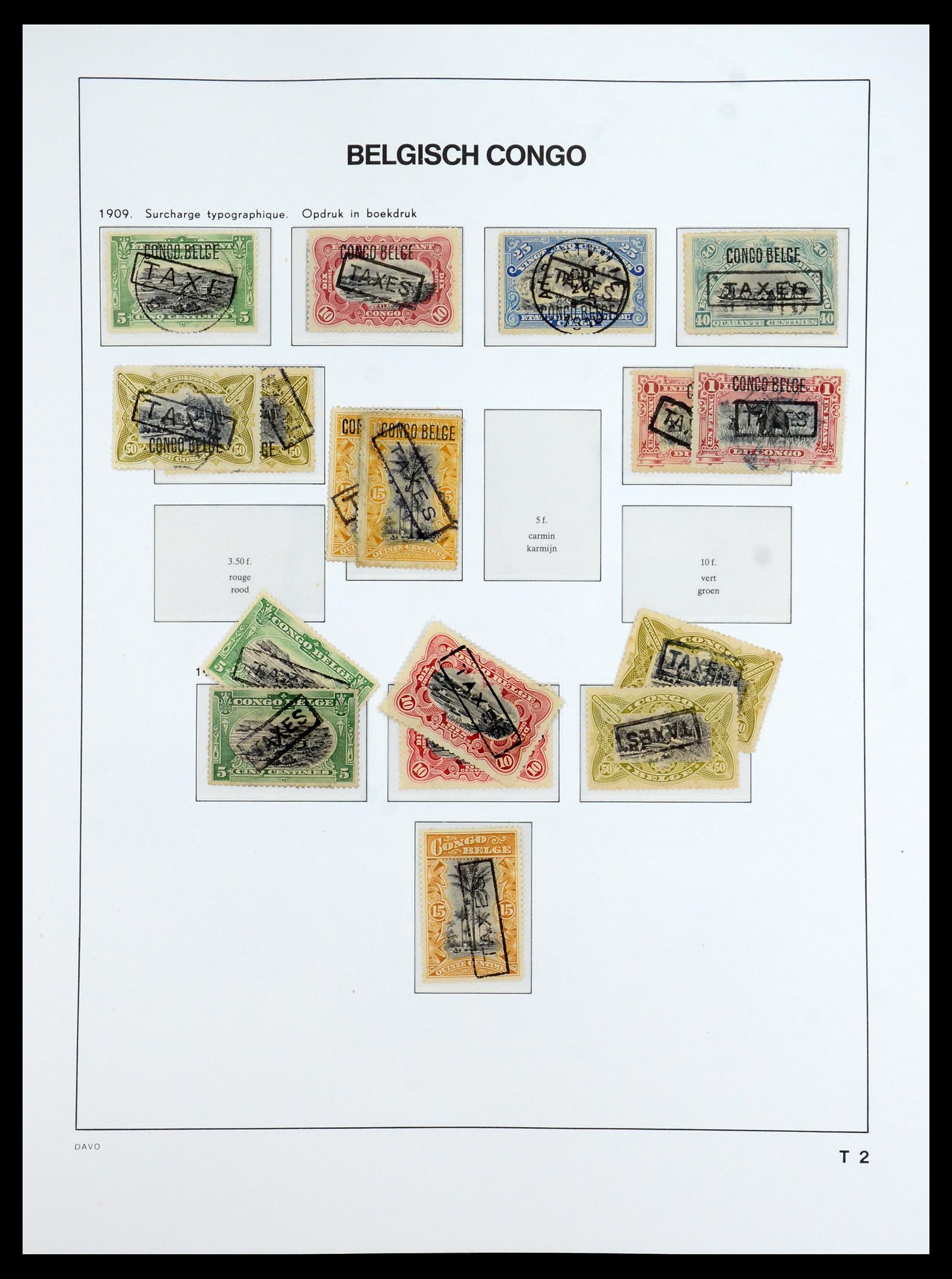 35920 030 - Stamp Collection 35920 Belgian Congo 1894-1960.