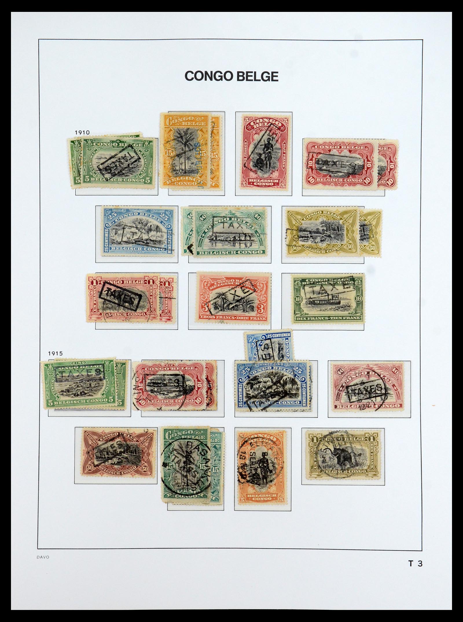 35920 031 - Stamp Collection 35920 Belgian Congo 1894-1960.