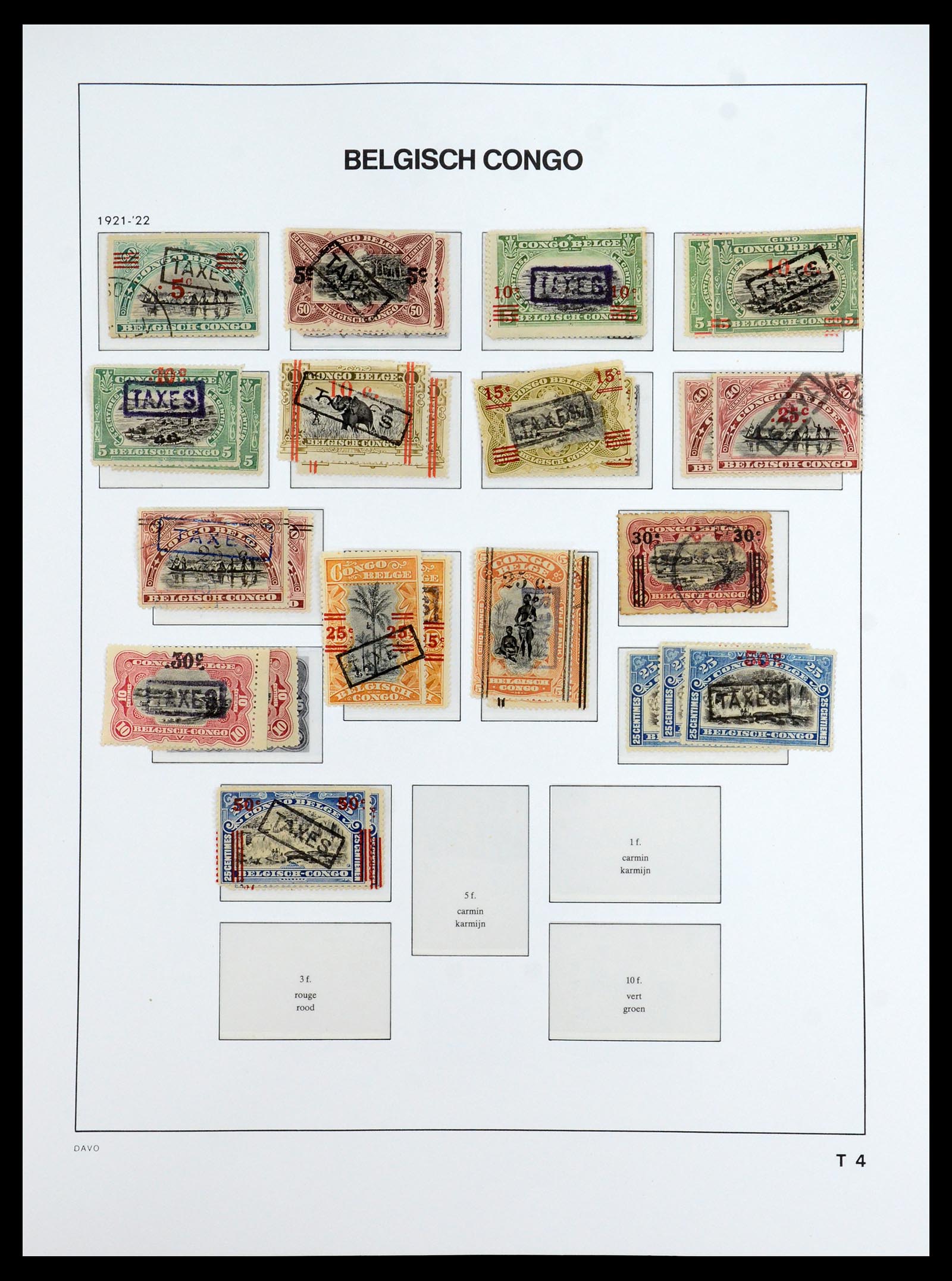 35920 032 - Stamp Collection 35920 Belgian Congo 1894-1960.