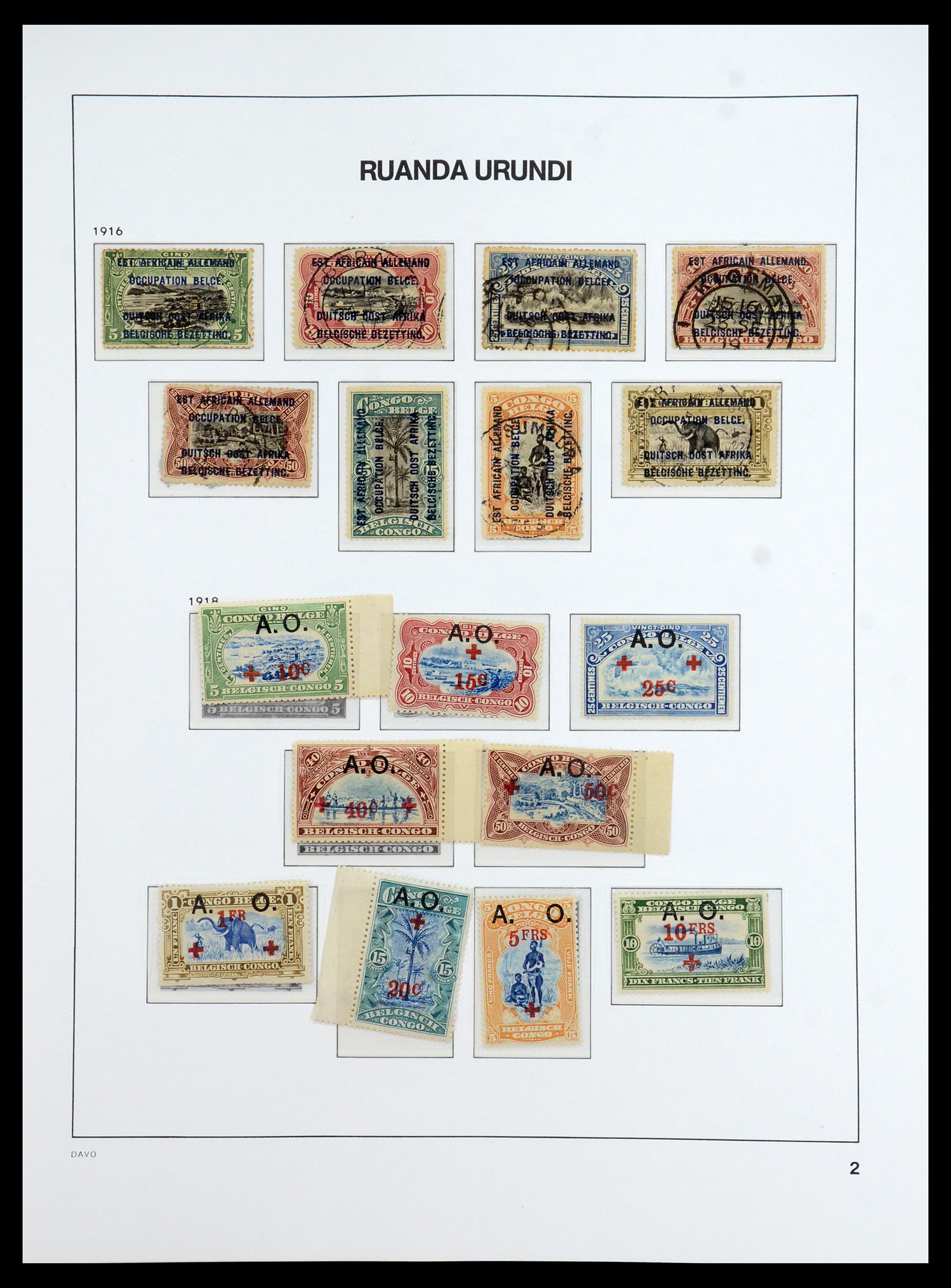 35920 035 - Stamp Collection 35920 Belgian Congo 1894-1960.