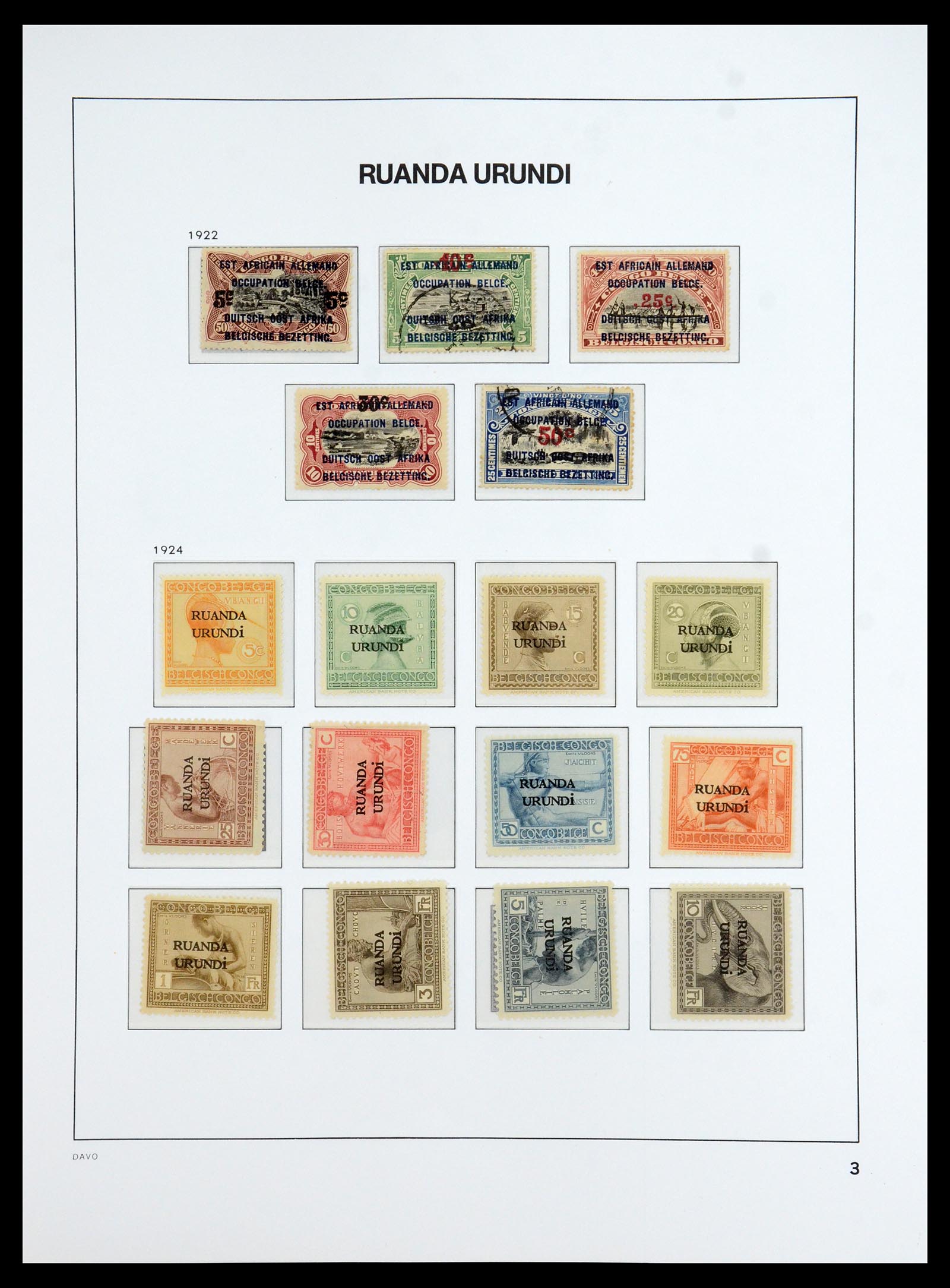 35920 036 - Stamp Collection 35920 Belgian Congo 1894-1960.