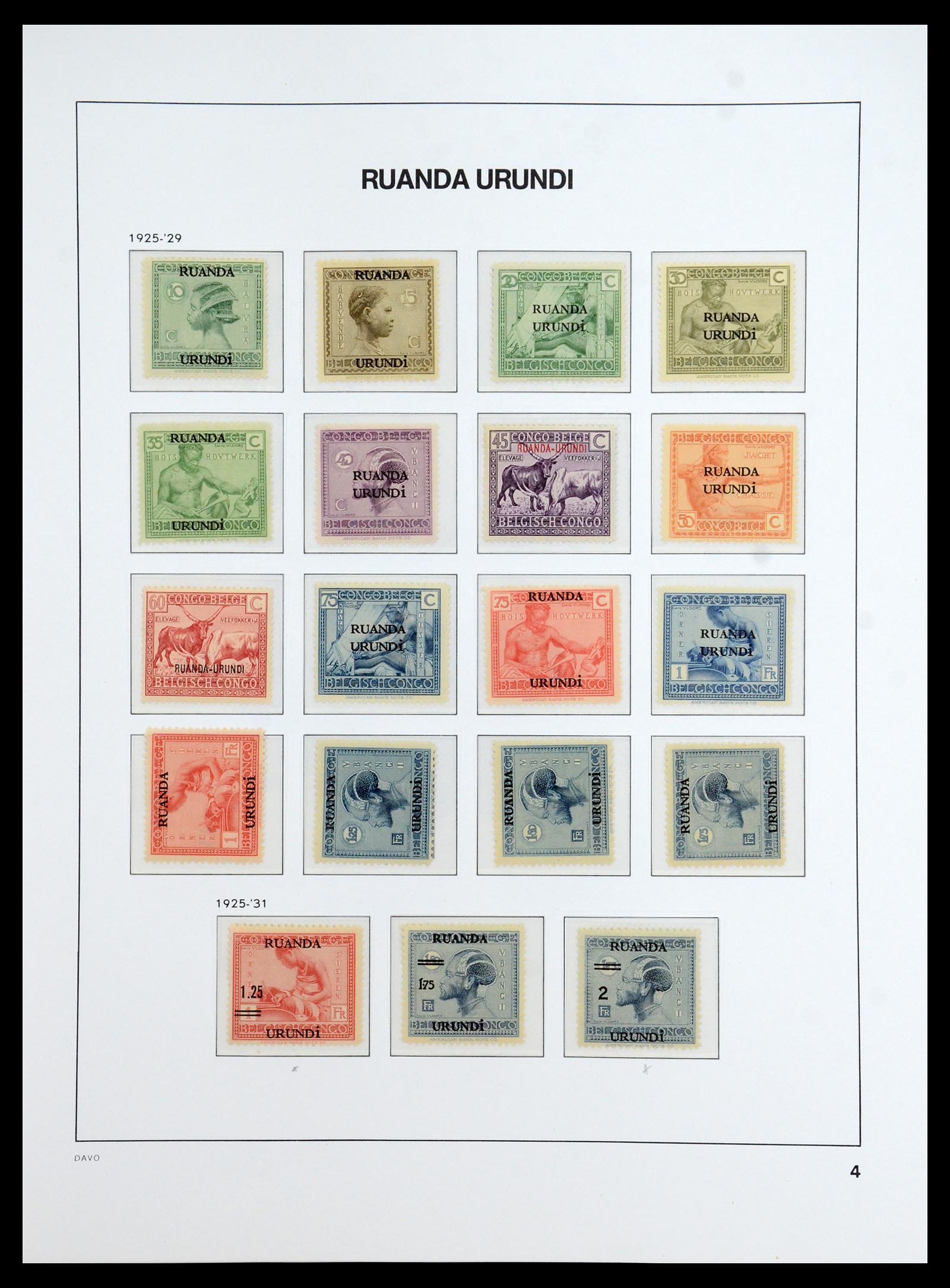 35920 037 - Stamp Collection 35920 Belgian Congo 1894-1960.