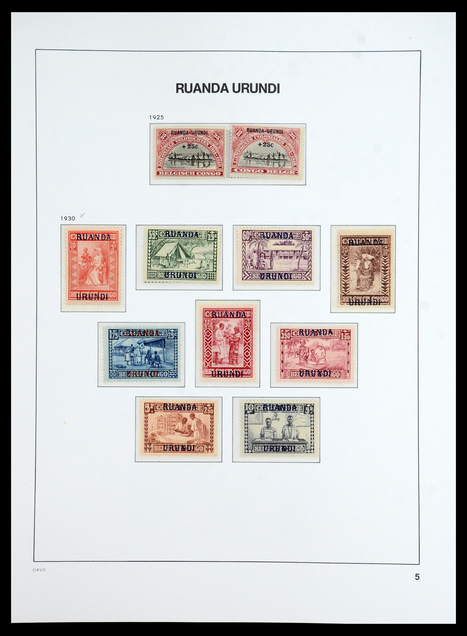 35920 038 - Stamp Collection 35920 Belgian Congo 1894-1960.