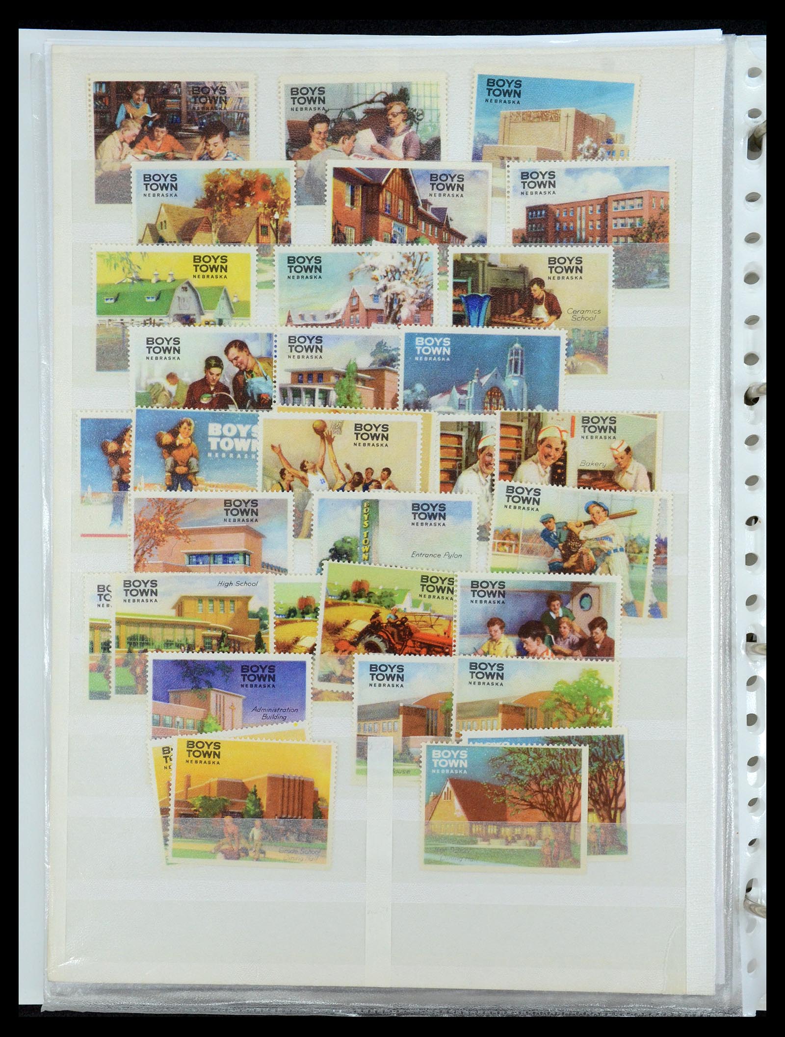 35922 068 - Postzegelverzameling 35922 USA cinderella's 1932-1980.