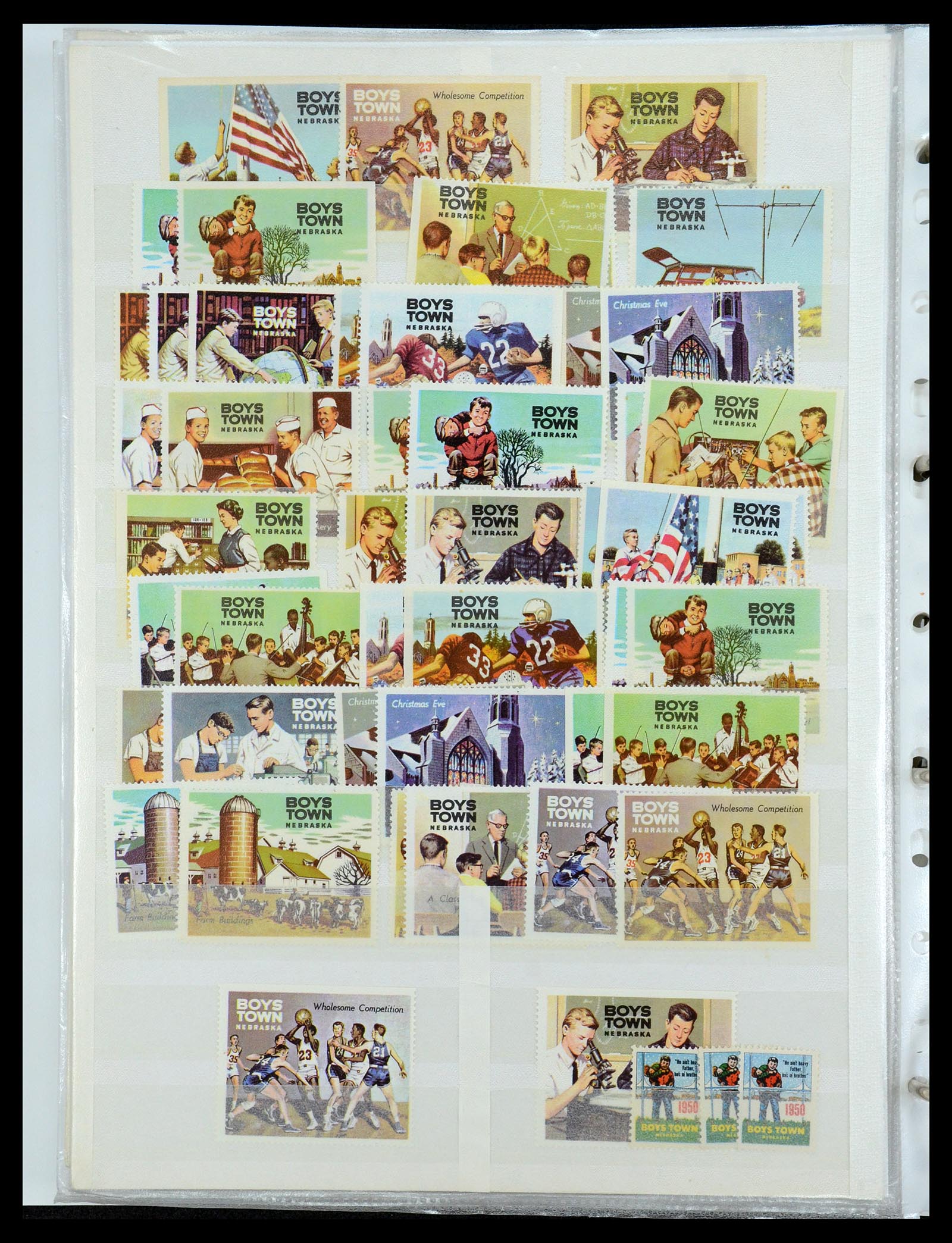 35922 070 - Postzegelverzameling 35922 USA cinderella's 1932-1980.