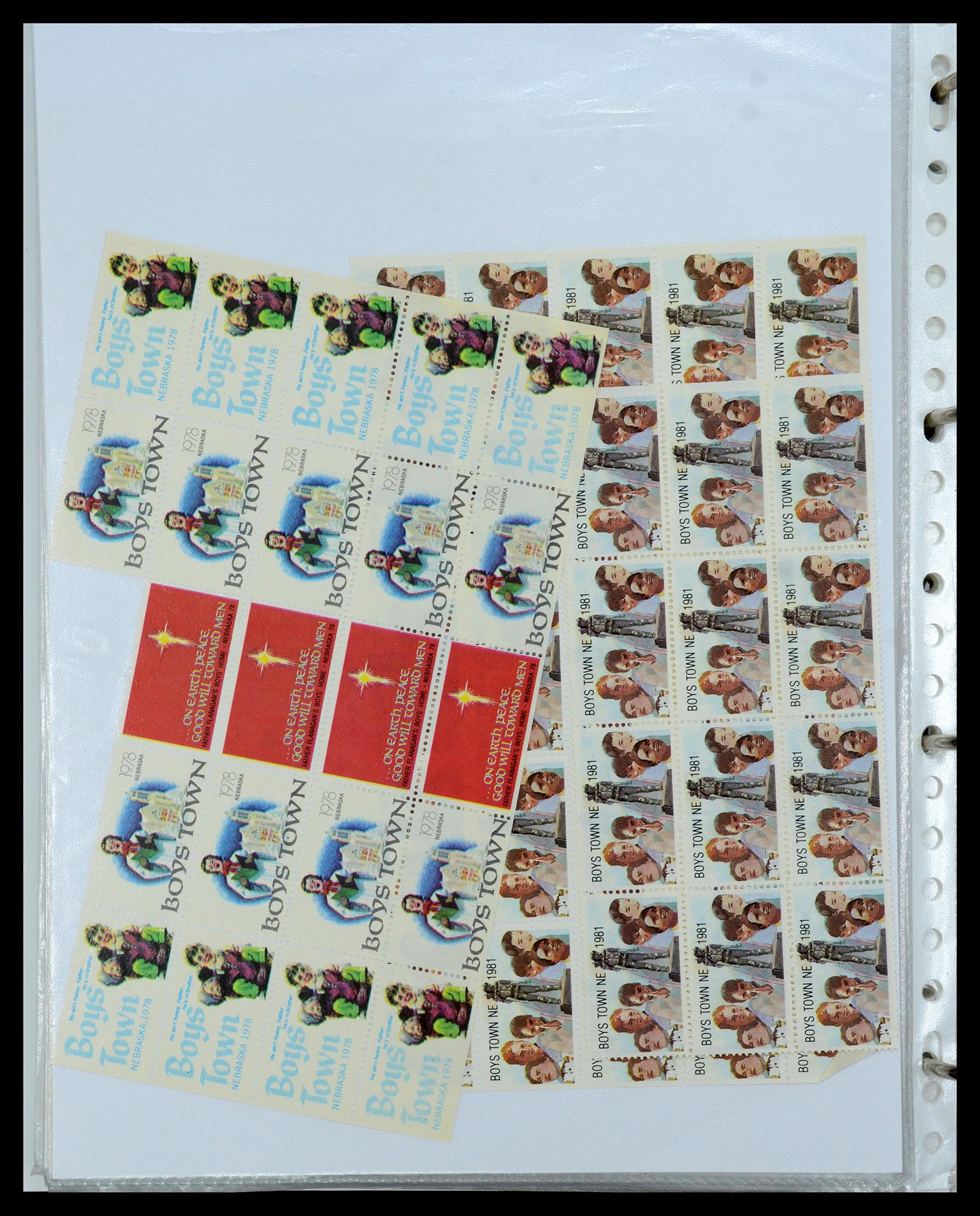 35922 095 - Postzegelverzameling 35922 USA cinderella's 1932-1980.
