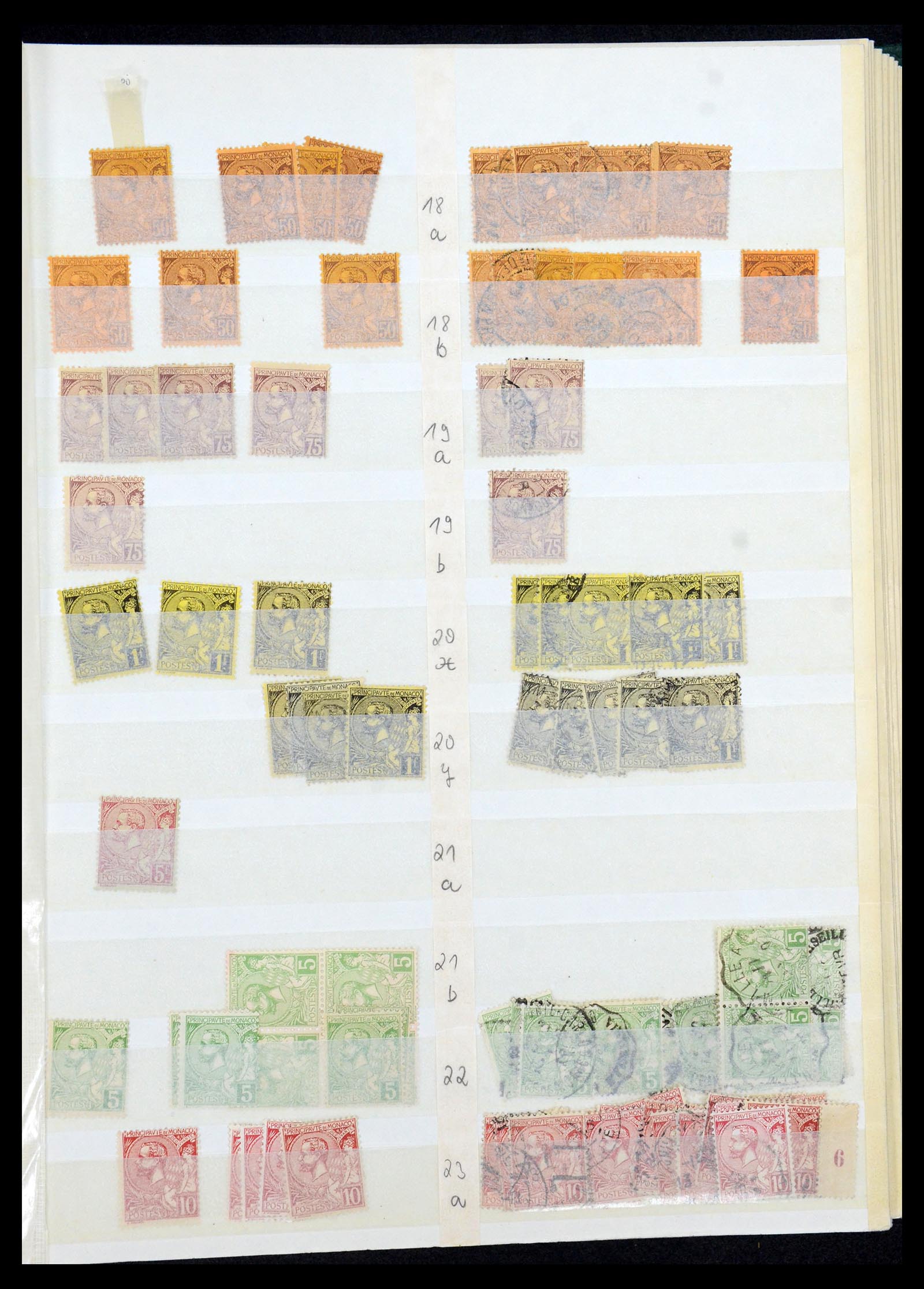 35923 003 - Postzegelverzameling 35923 Monaco 1885-1954.