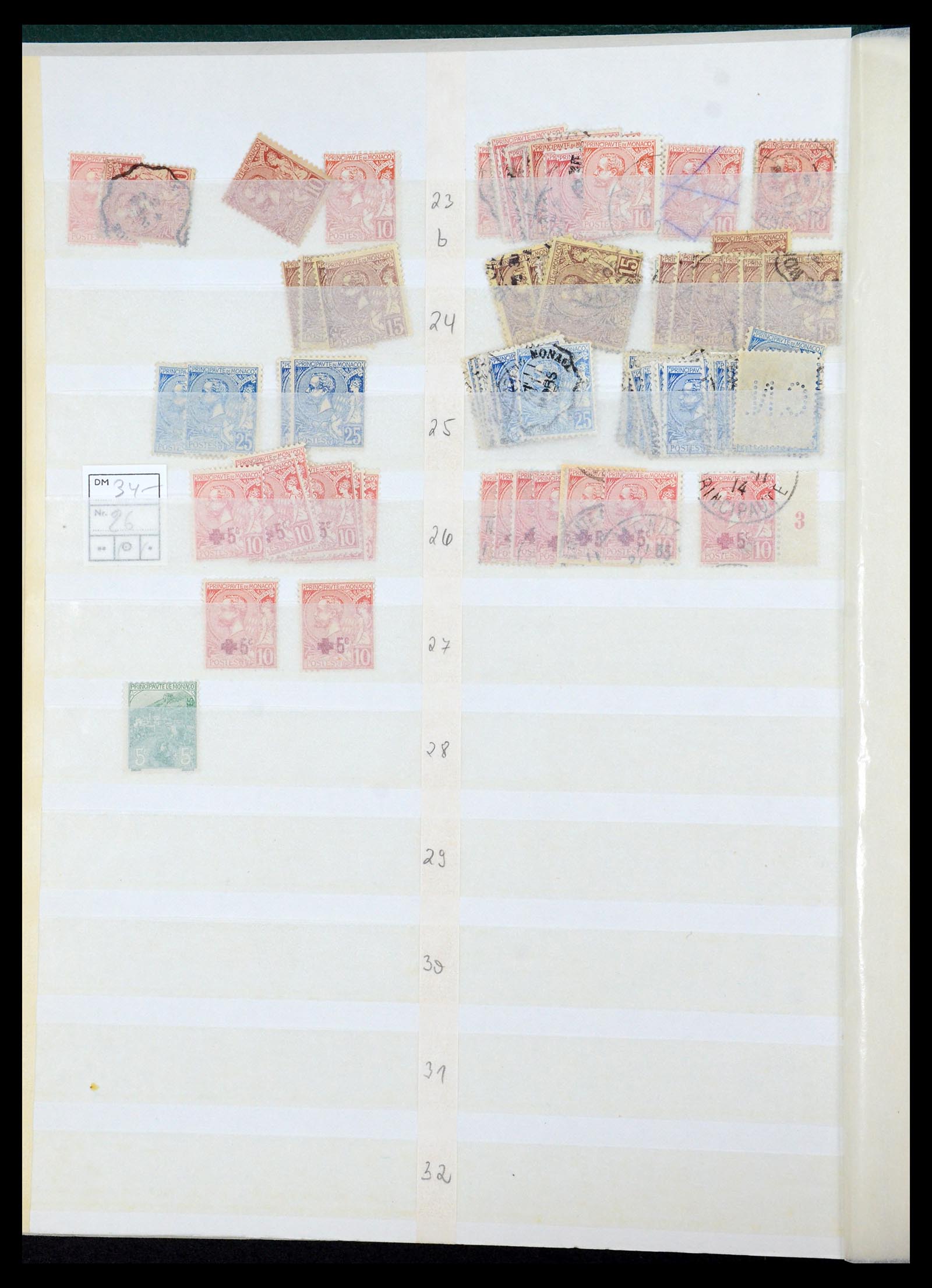 35923 004 - Stamp Collection 35923 Monaco 1885-1954.