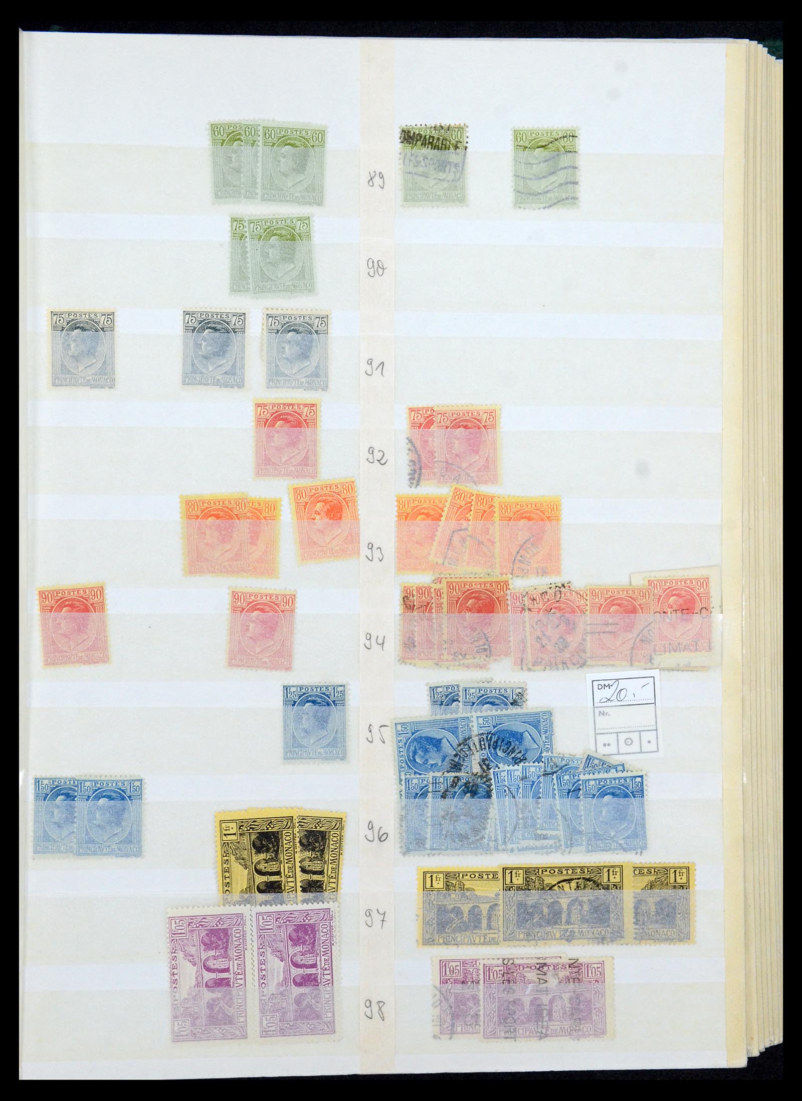 35923 011 - Stamp Collection 35923 Monaco 1885-1954.