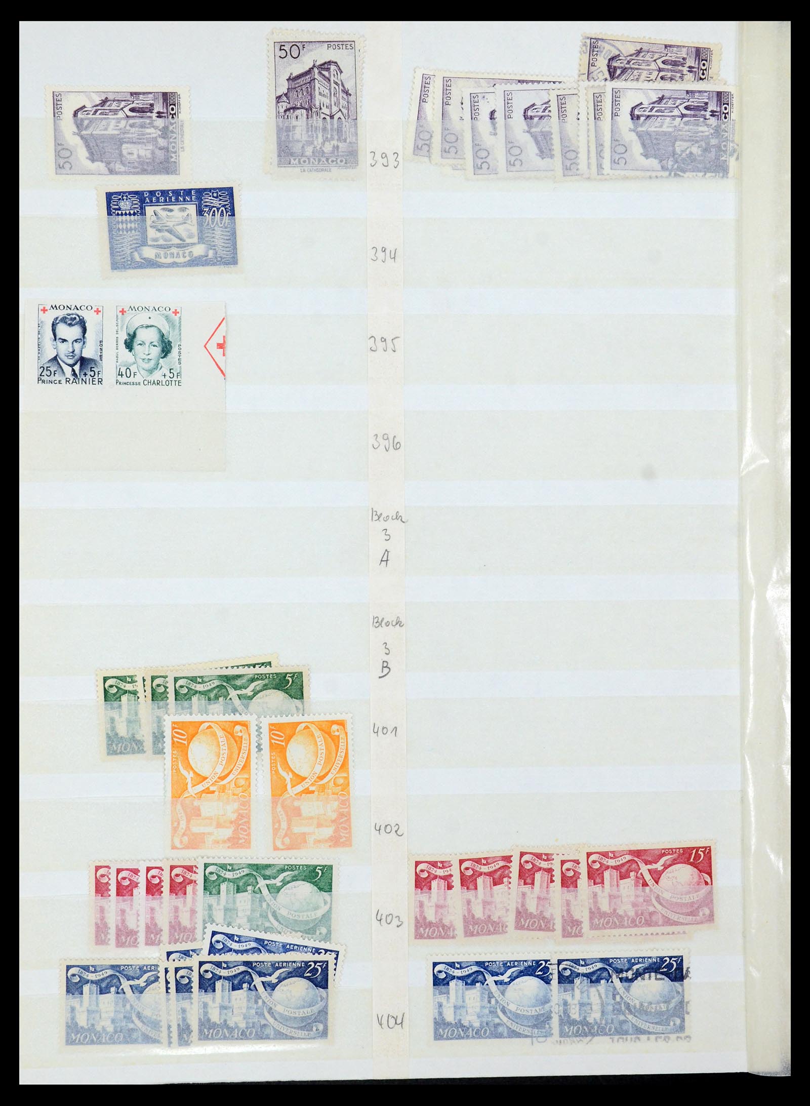 35923 042 - Postzegelverzameling 35923 Monaco 1885-1954.