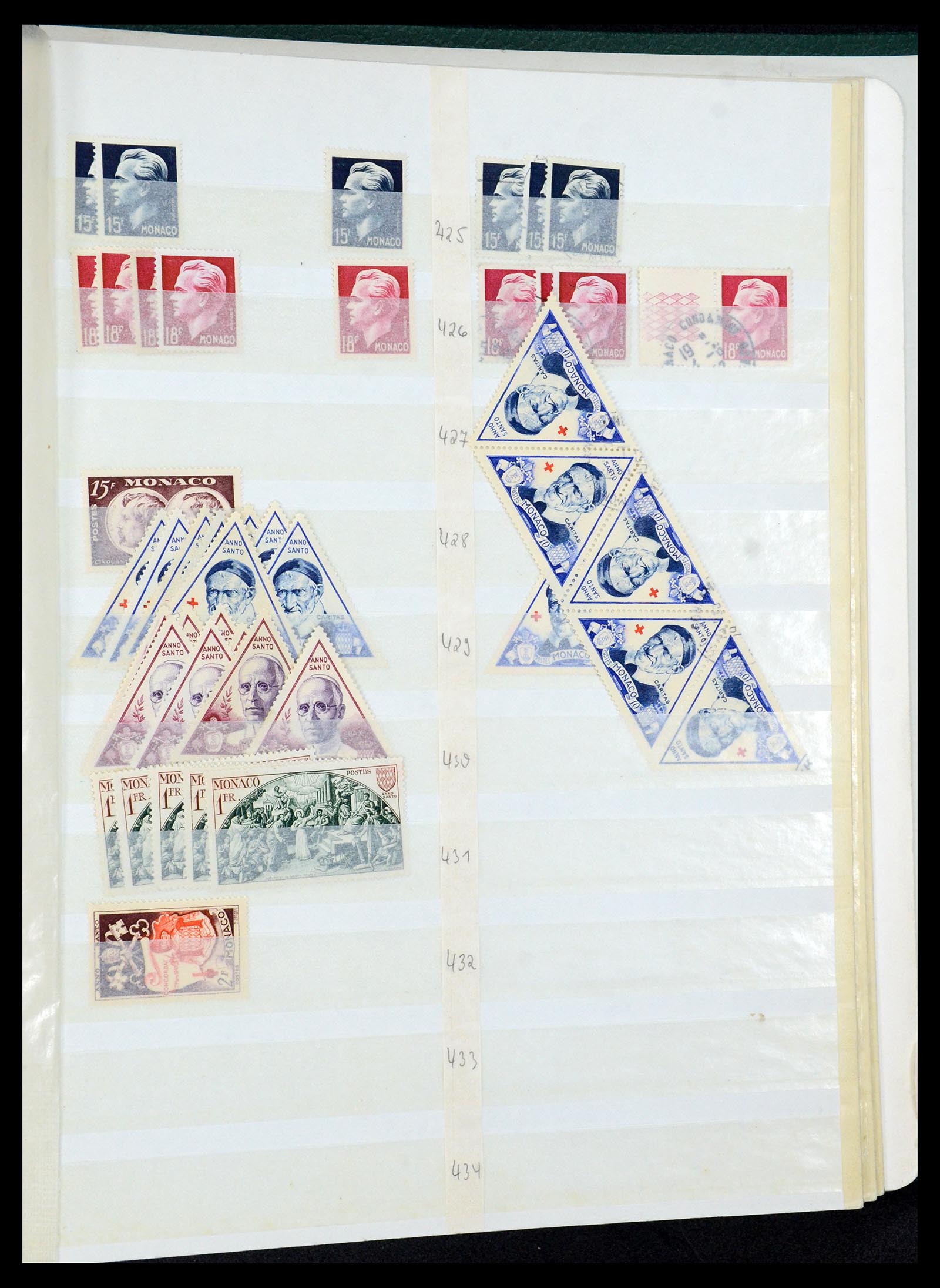 35923 045 - Postzegelverzameling 35923 Monaco 1885-1954.