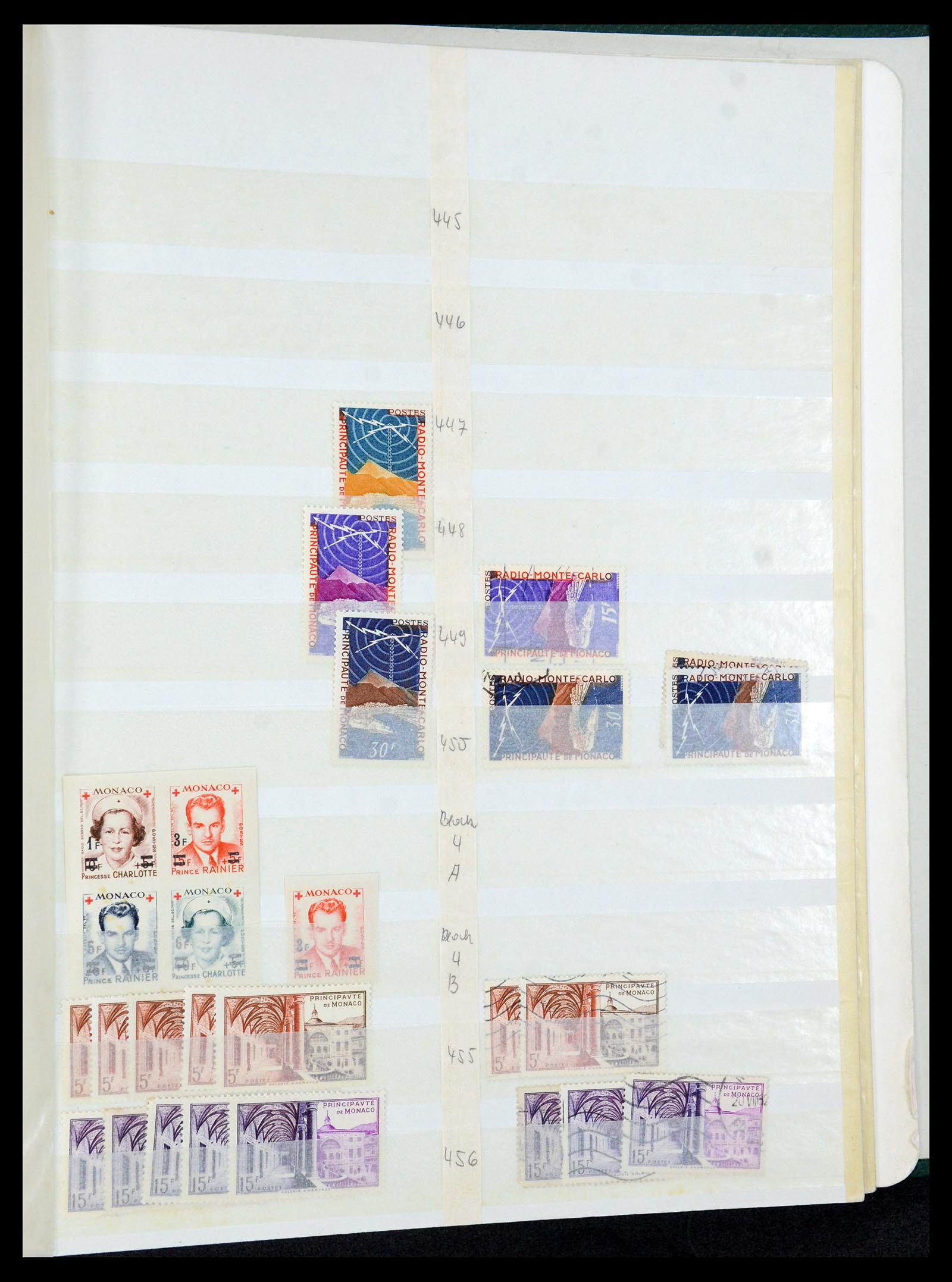 35923 047 - Postzegelverzameling 35923 Monaco 1885-1954.