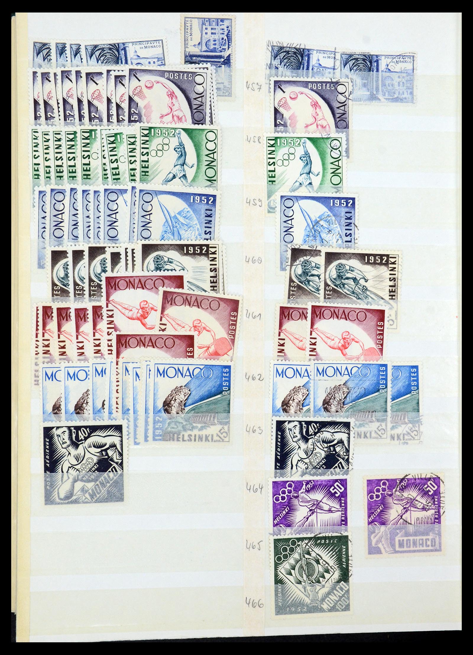 35923 048 - Postzegelverzameling 35923 Monaco 1885-1954.