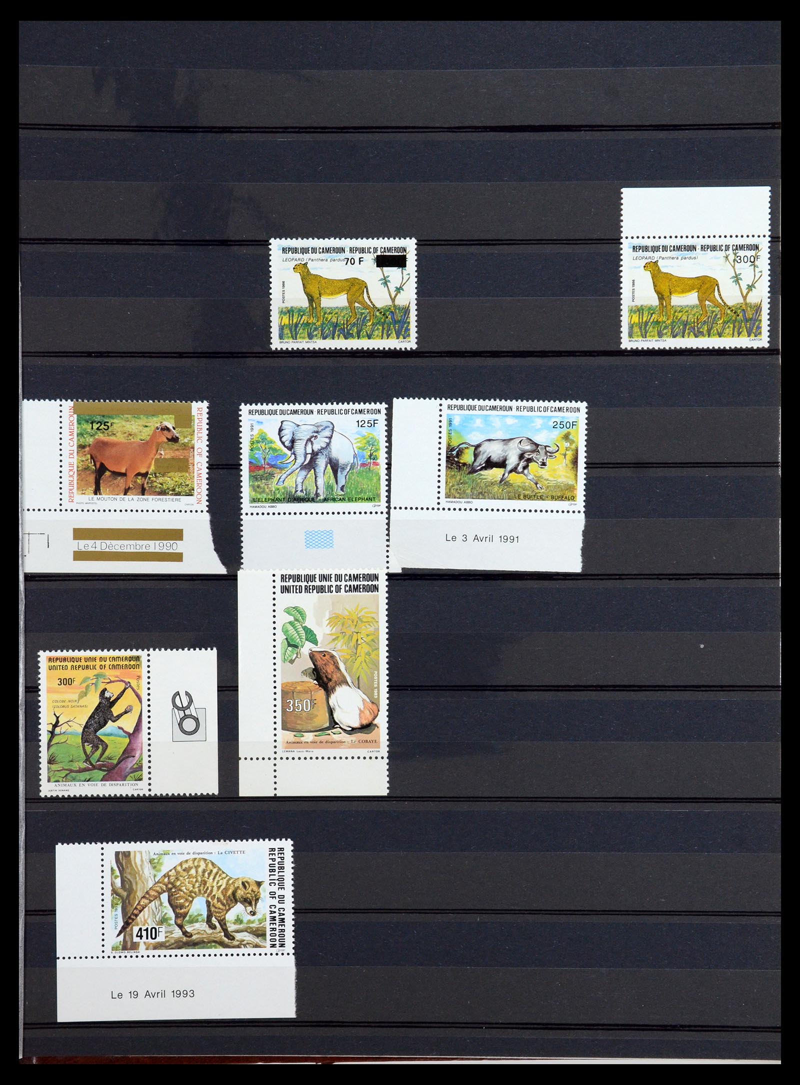 35924 005 - Postzegelverzameling 35924 Motief Dieren 1950-1993.