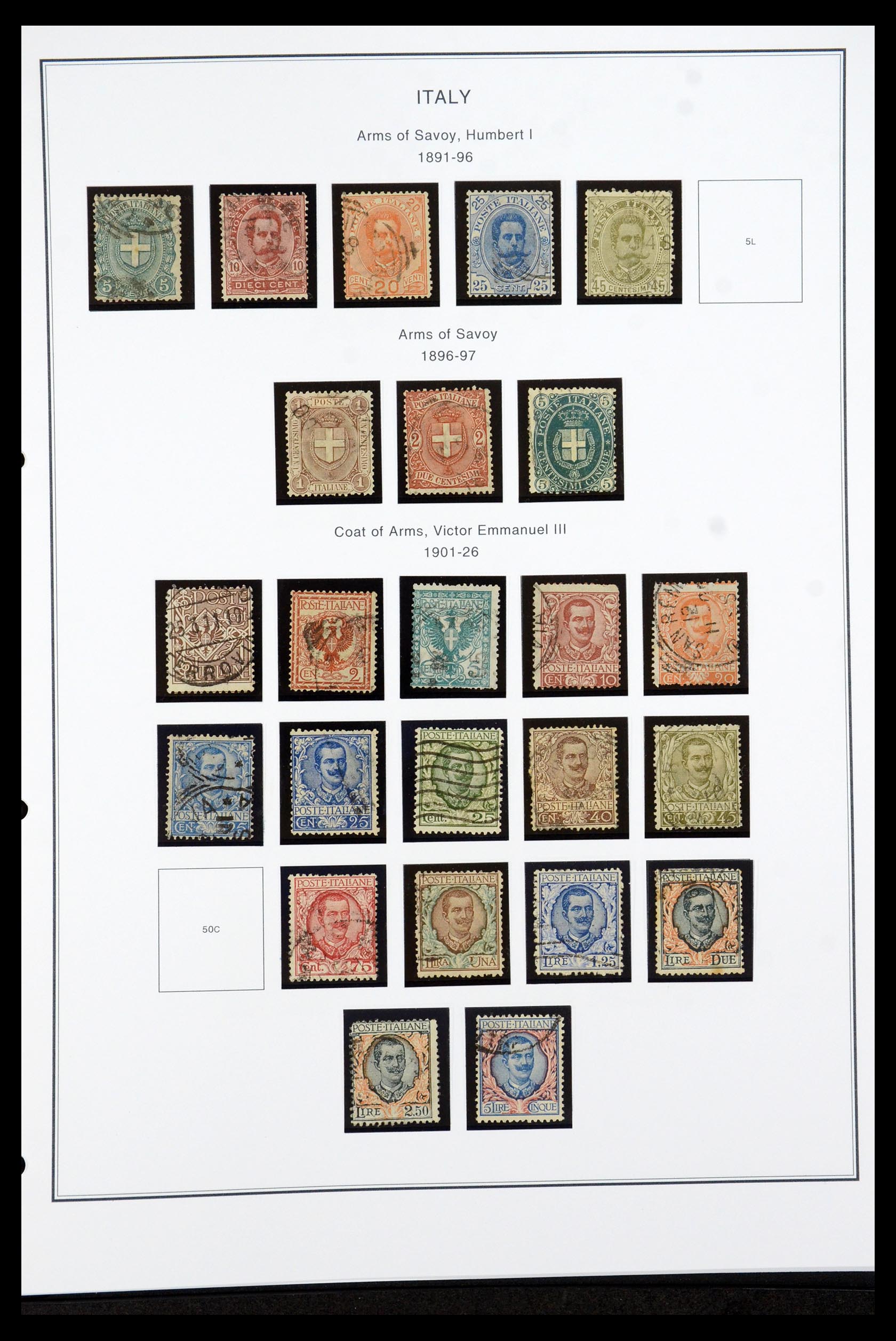 35925 016 - Postzegelverzameling 35925 Italië 1862-2009.