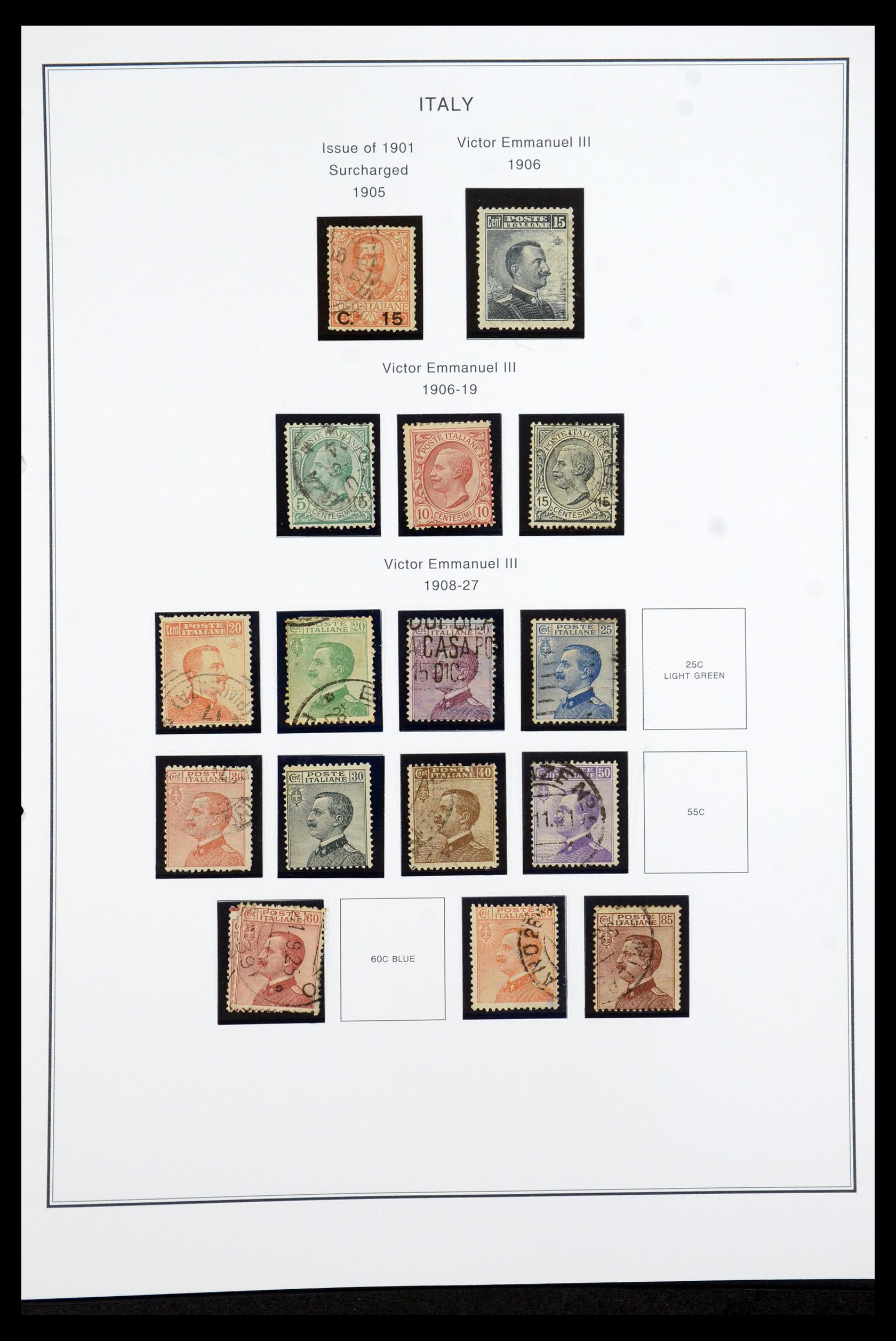 35925 017 - Postzegelverzameling 35925 Italië 1862-2009.