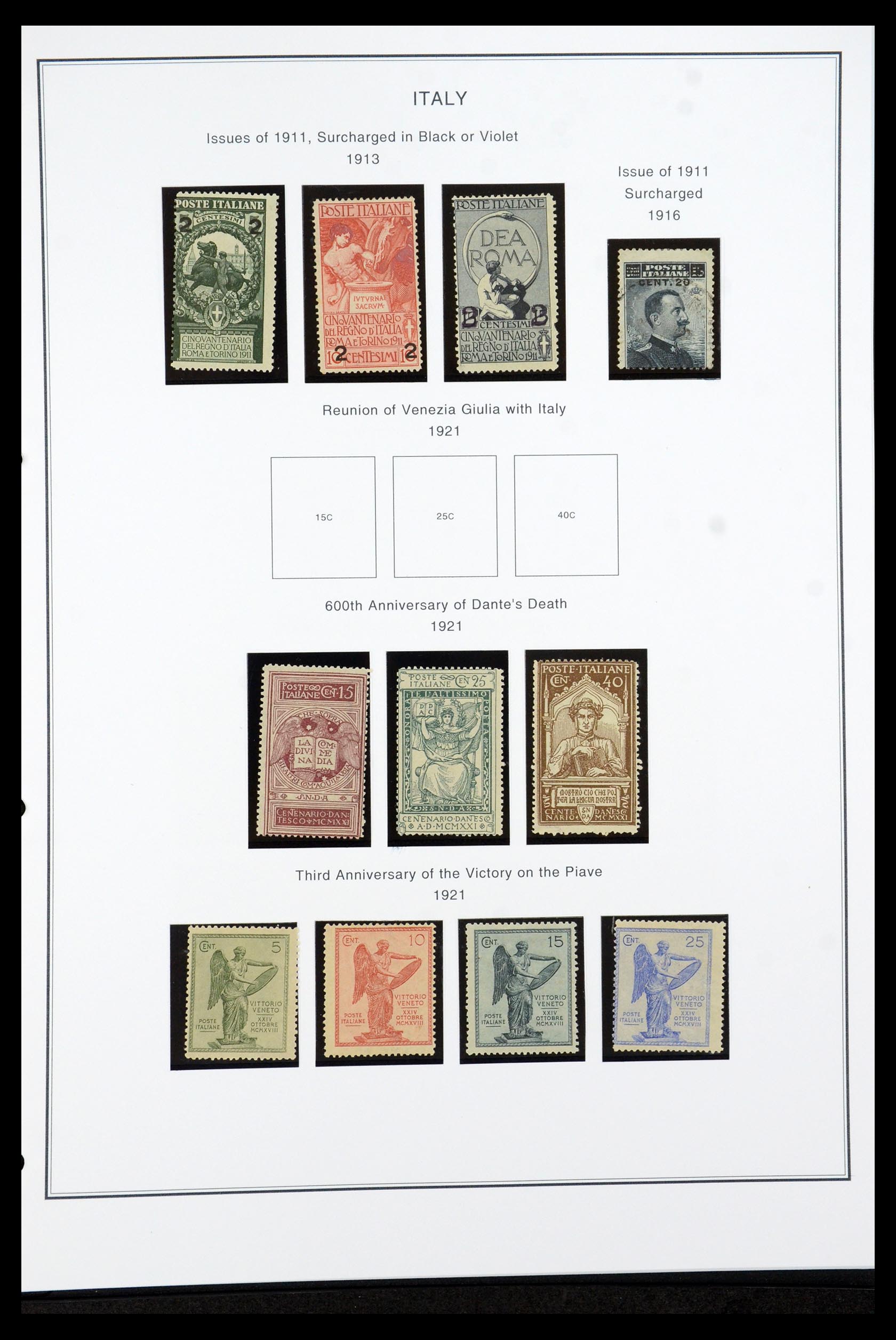 35925 019 - Postzegelverzameling 35925 Italië 1862-2009.