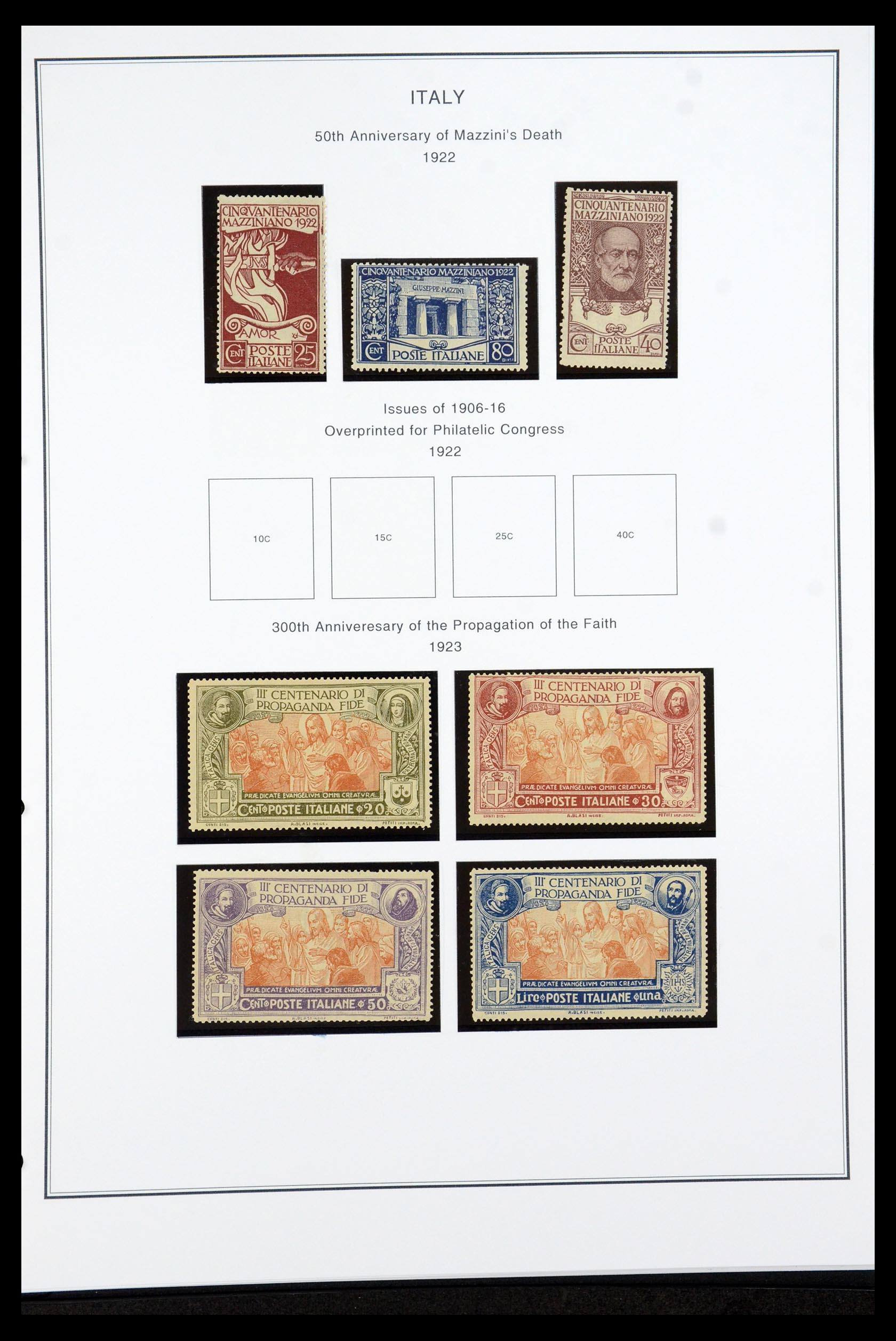 35925 020 - Postzegelverzameling 35925 Italië 1862-2009.