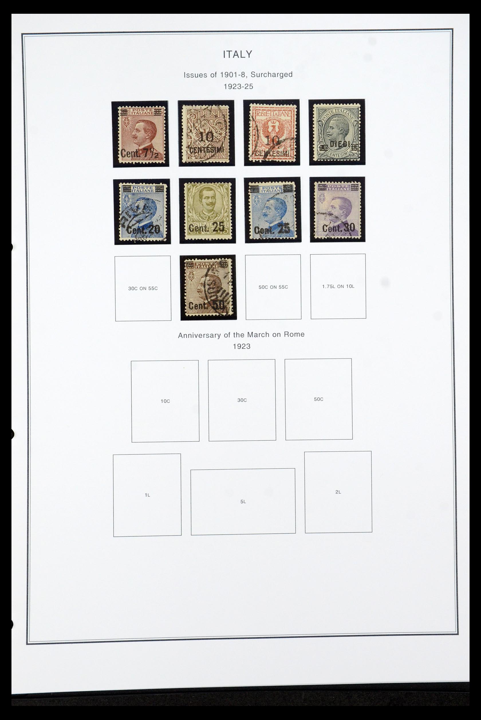 35925 021 - Postzegelverzameling 35925 Italië 1862-2009.