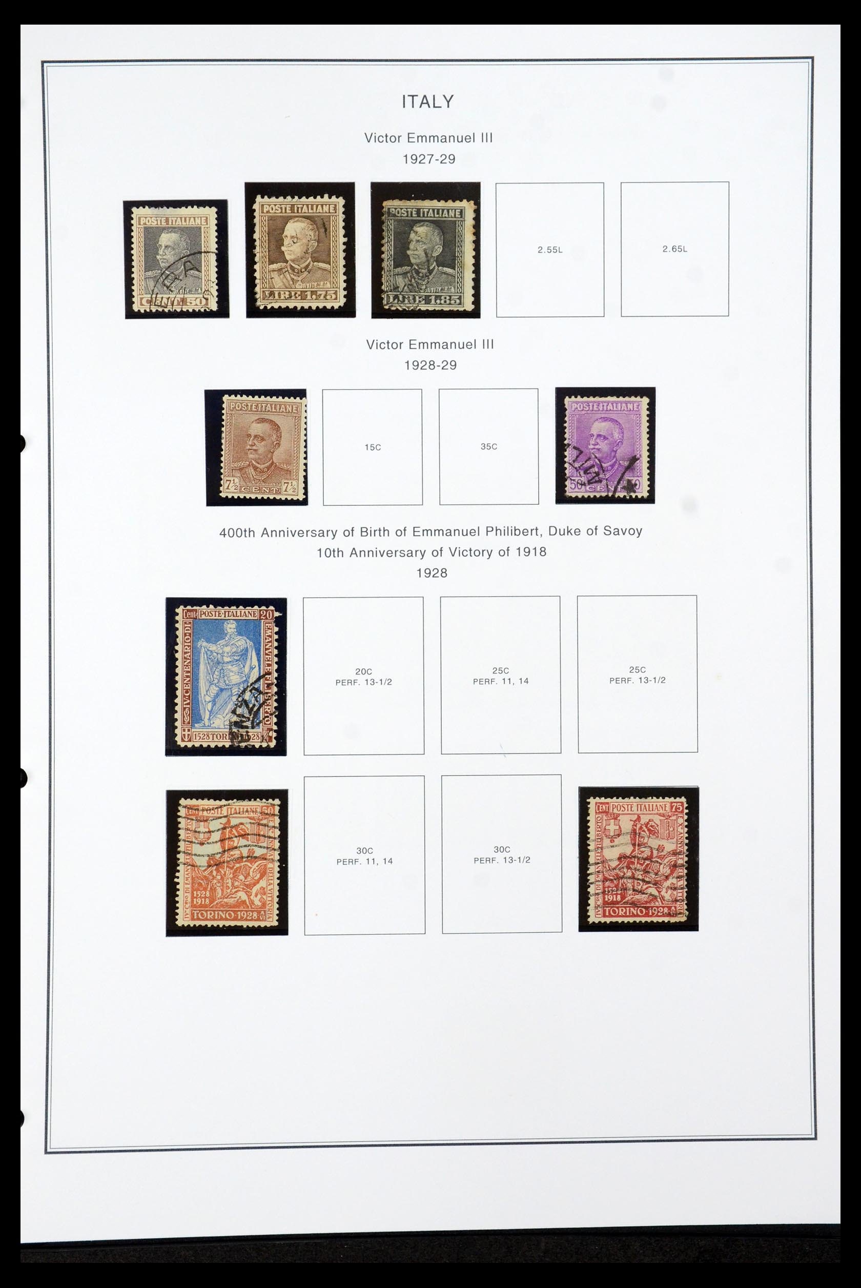 35925 023 - Postzegelverzameling 35925 Italië 1862-2009.