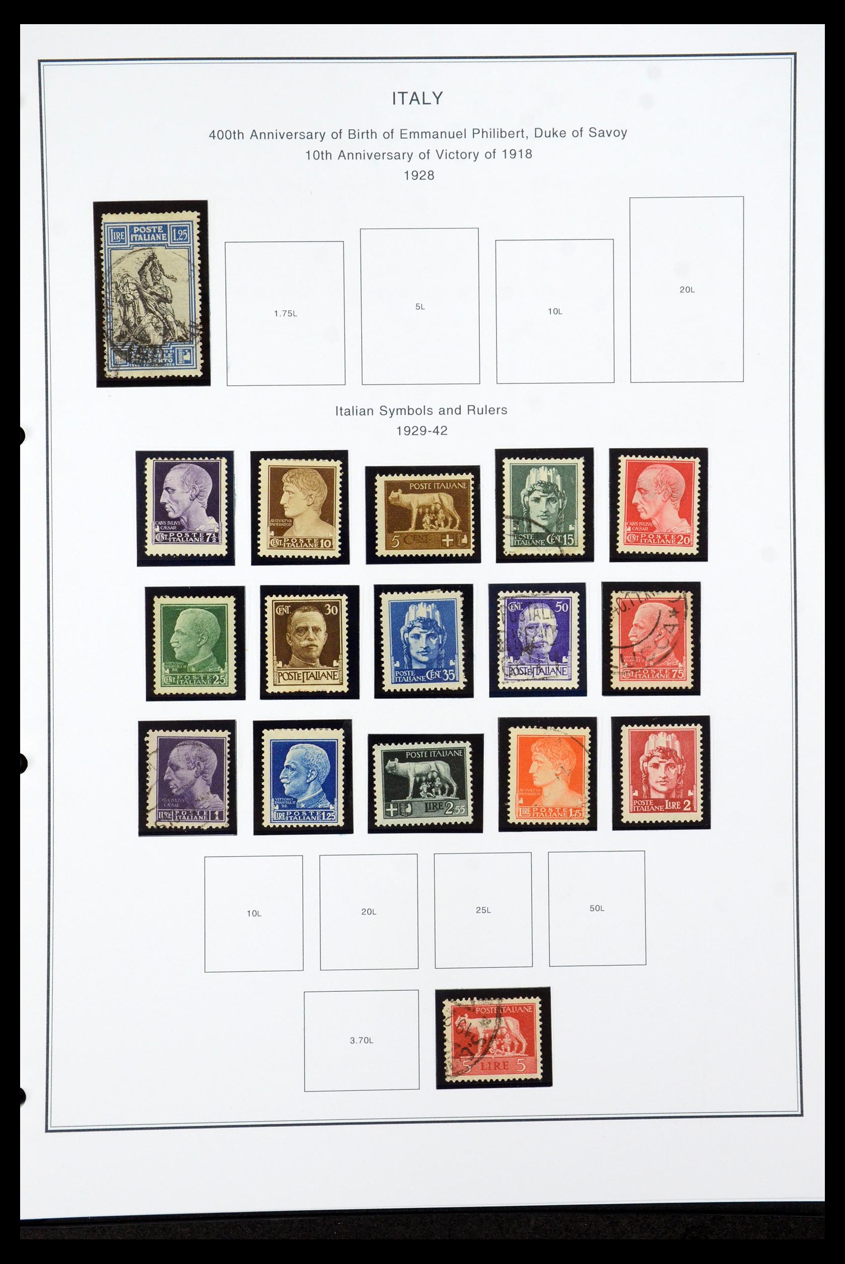35925 024 - Postzegelverzameling 35925 Italië 1862-2009.