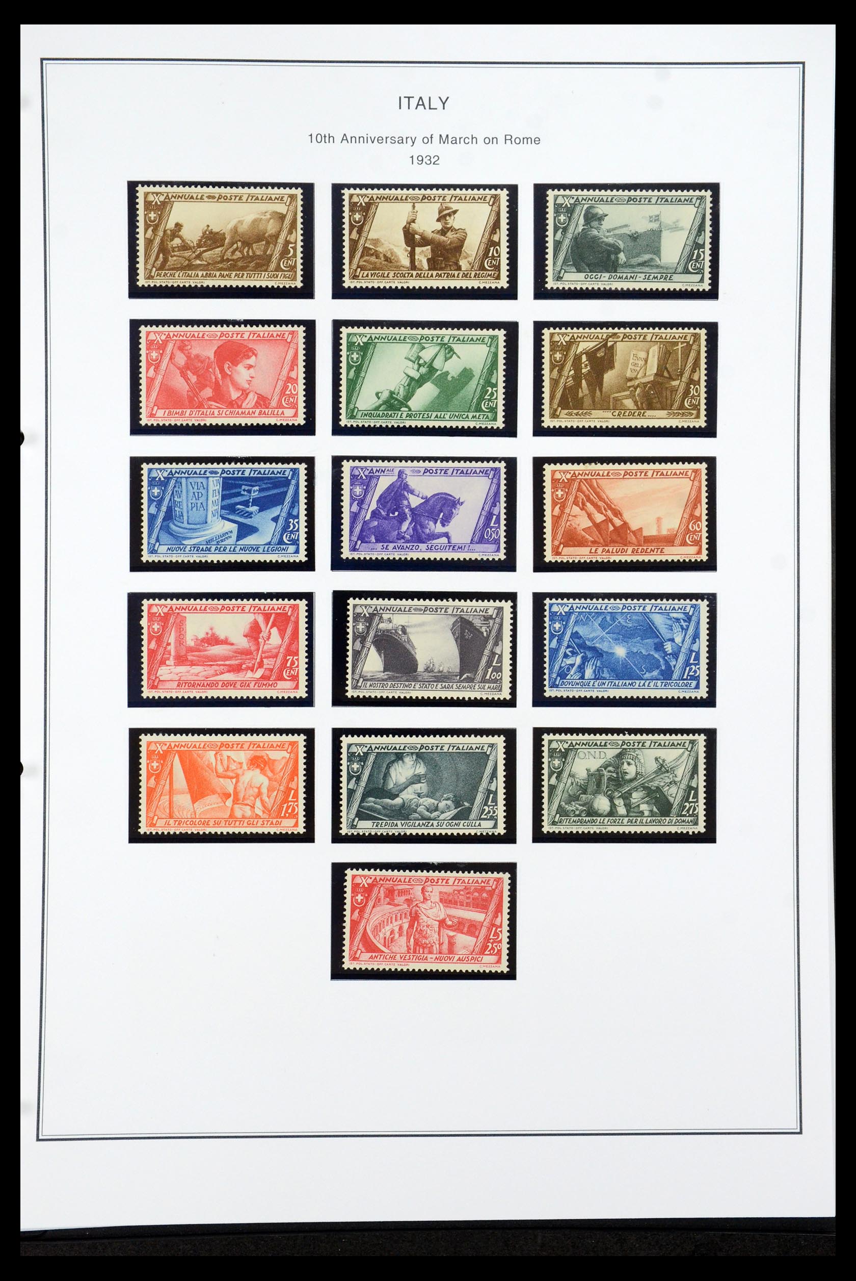 35925 030 - Postzegelverzameling 35925 Italië 1862-2009.