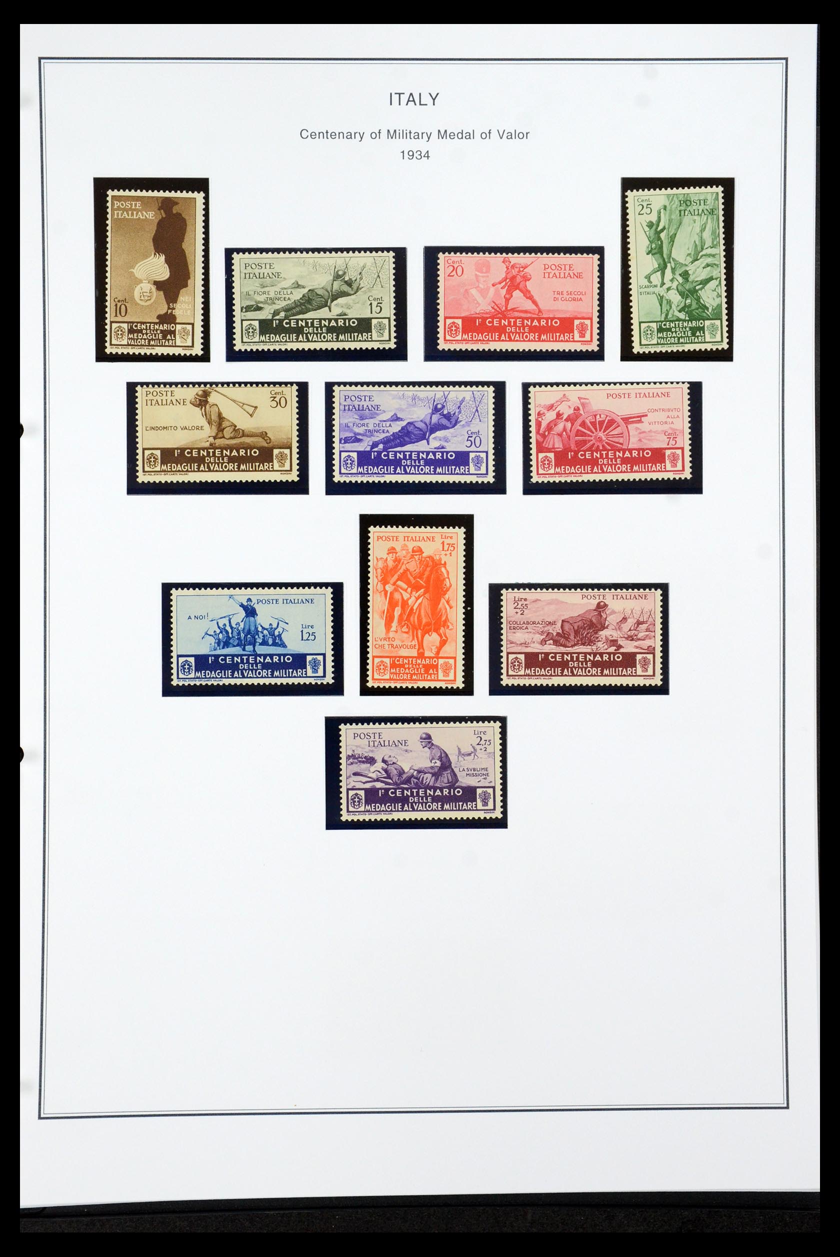 35925 032 - Postzegelverzameling 35925 Italië 1862-2009.