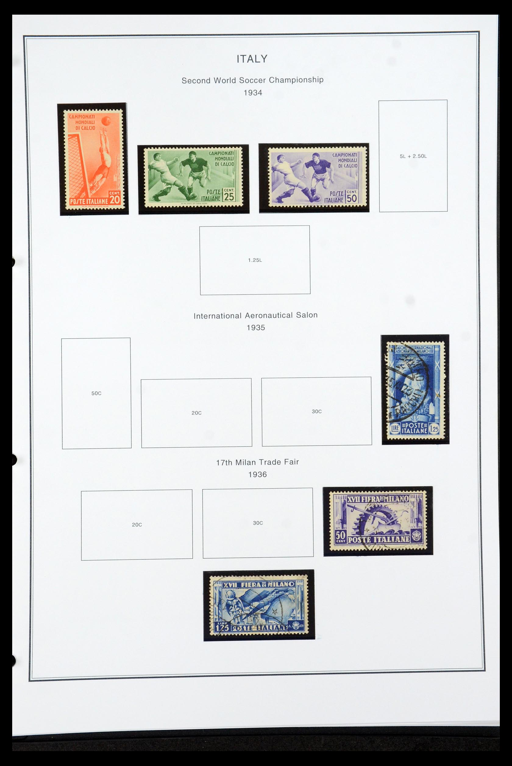 35925 033 - Postzegelverzameling 35925 Italië 1862-2009.
