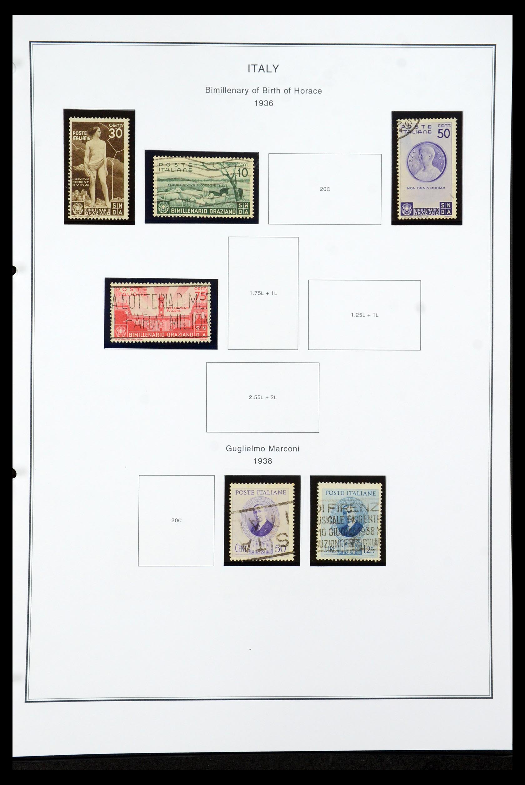 35925 035 - Postzegelverzameling 35925 Italië 1862-2009.
