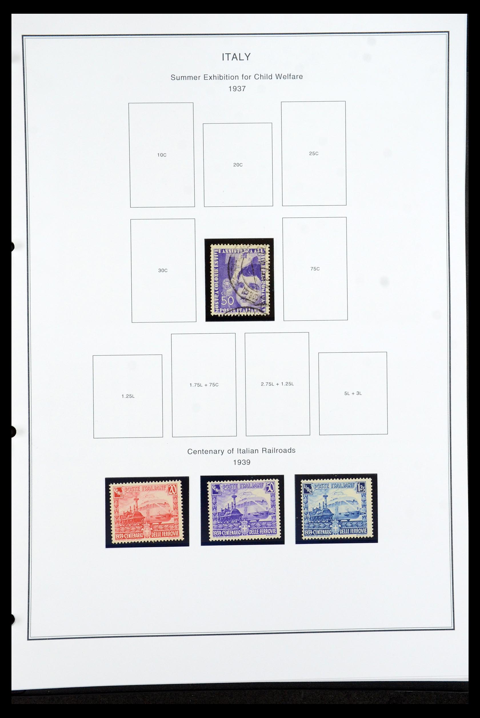 35925 036 - Postzegelverzameling 35925 Italië 1862-2009.