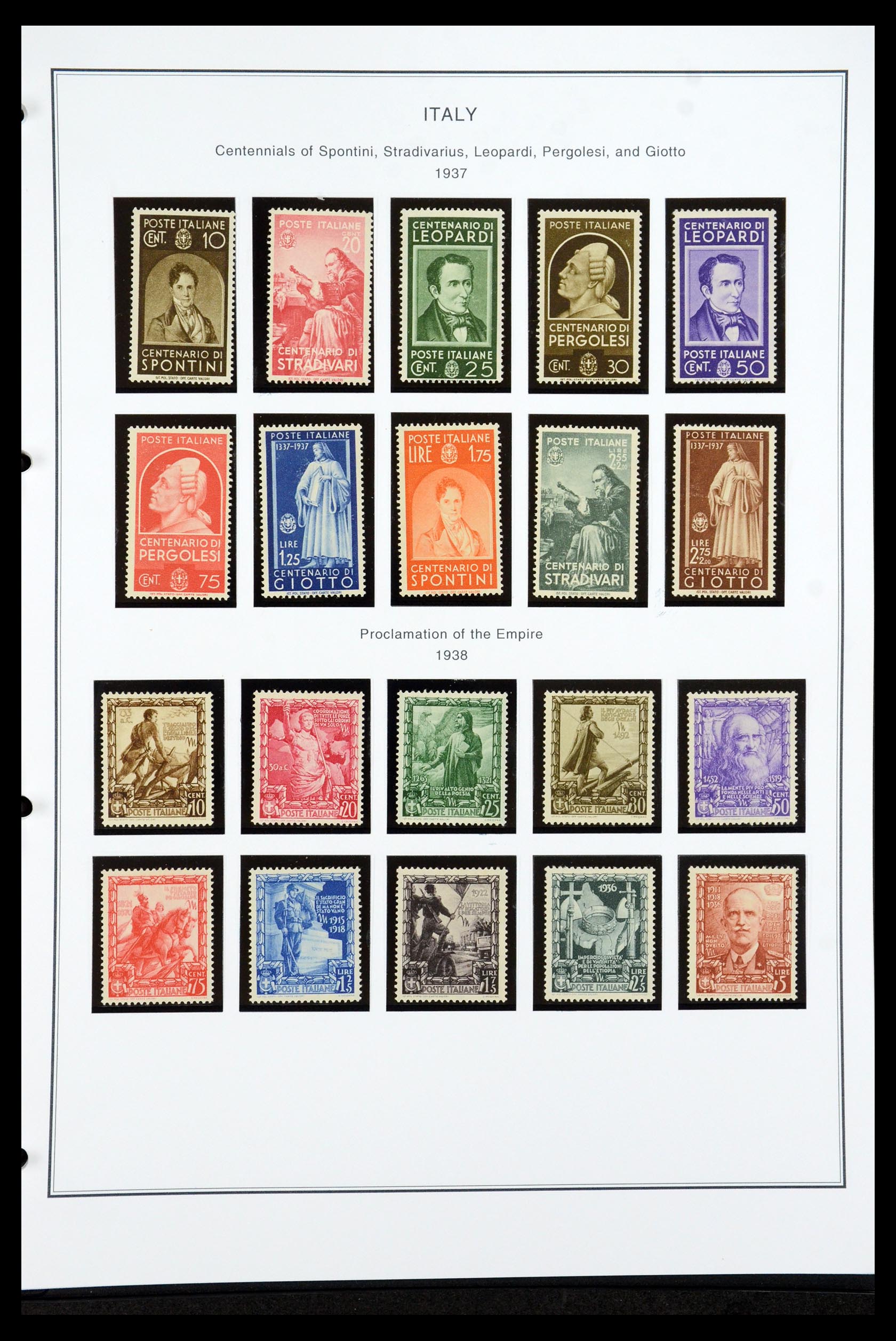 35925 037 - Postzegelverzameling 35925 Italië 1862-2009.