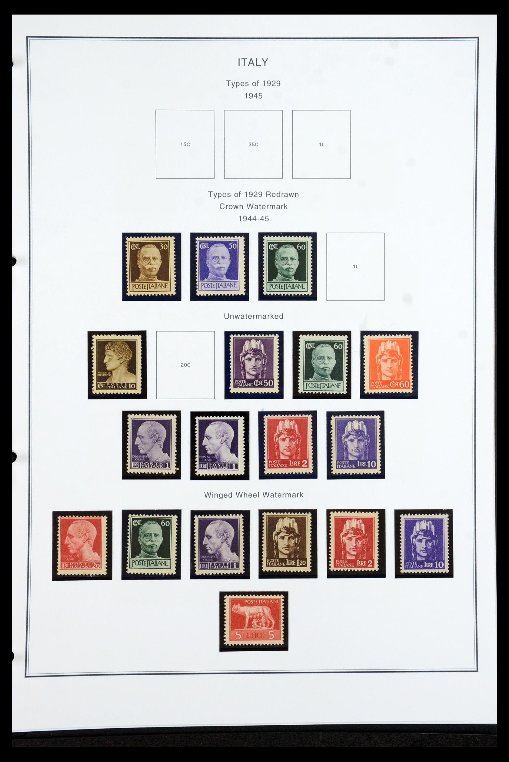 35925 040 - Postzegelverzameling 35925 Italië 1862-2009.