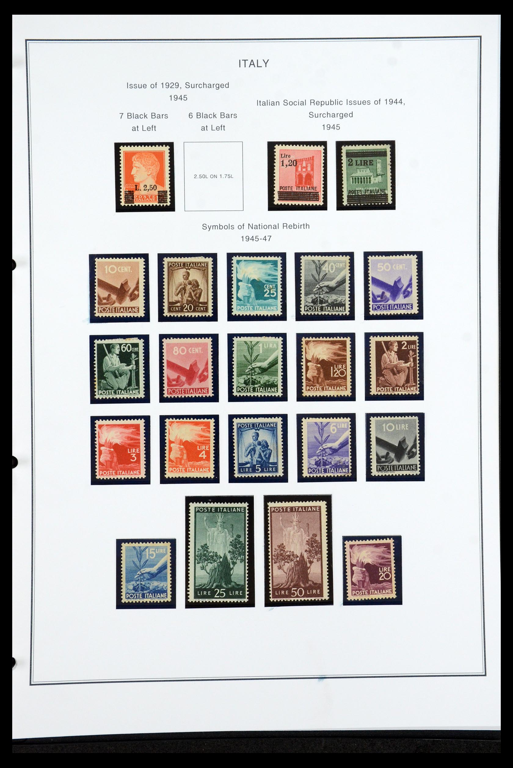 35925 041 - Postzegelverzameling 35925 Italië 1862-2009.