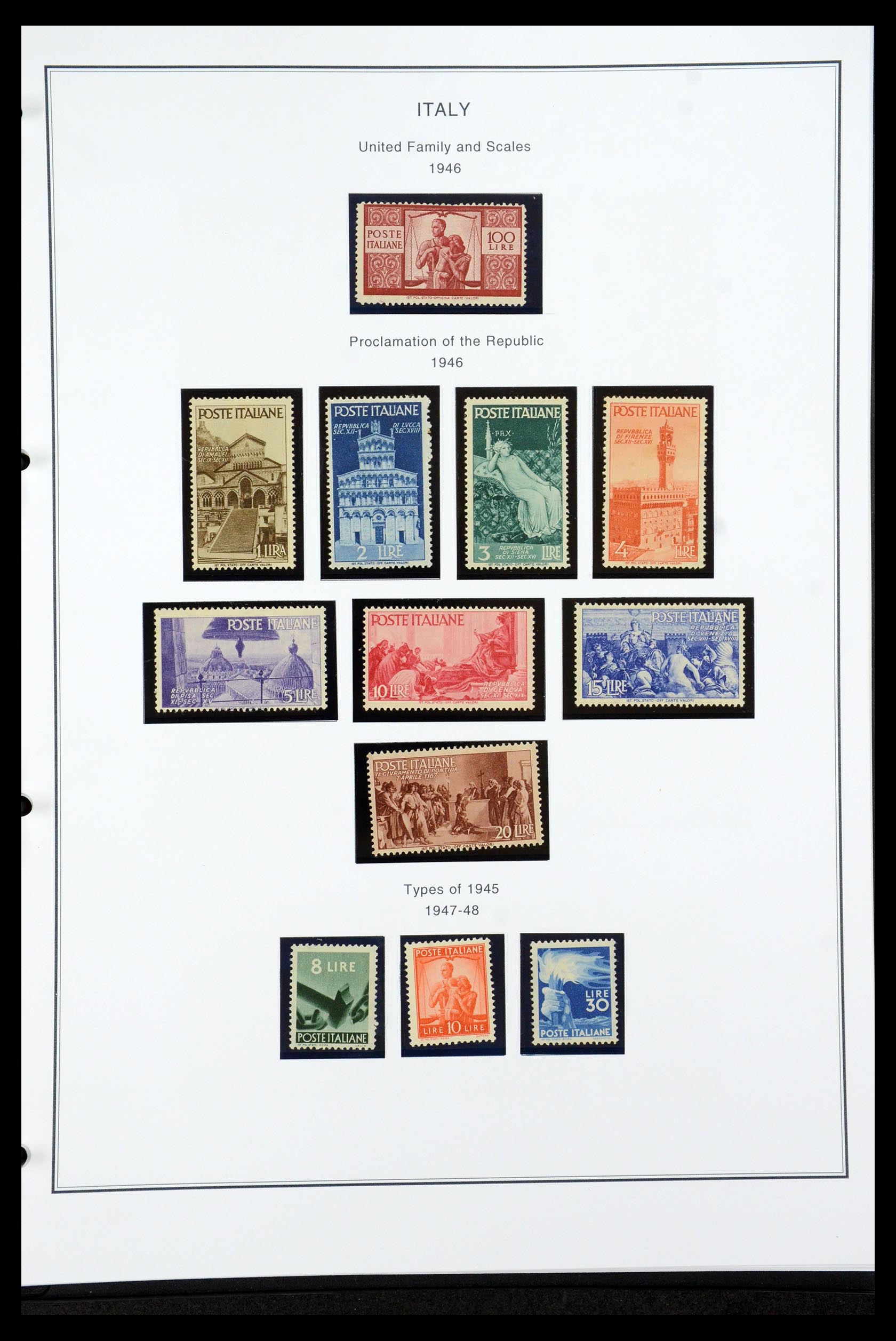 35925 042 - Postzegelverzameling 35925 Italië 1862-2009.
