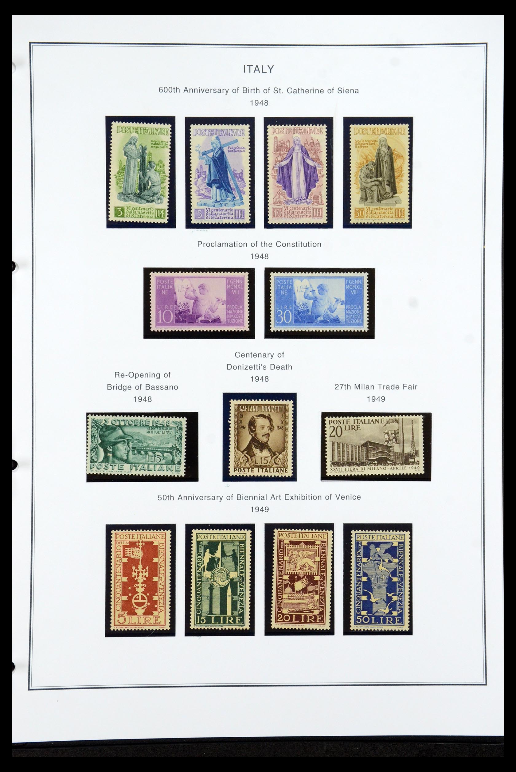 35925 043 - Postzegelverzameling 35925 Italië 1862-2009.