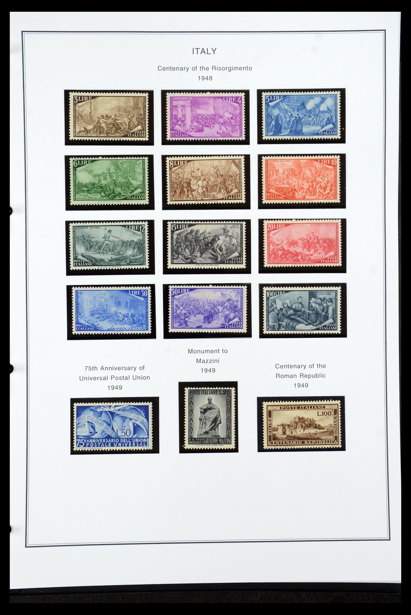 35925 044 - Postzegelverzameling 35925 Italië 1862-2009.