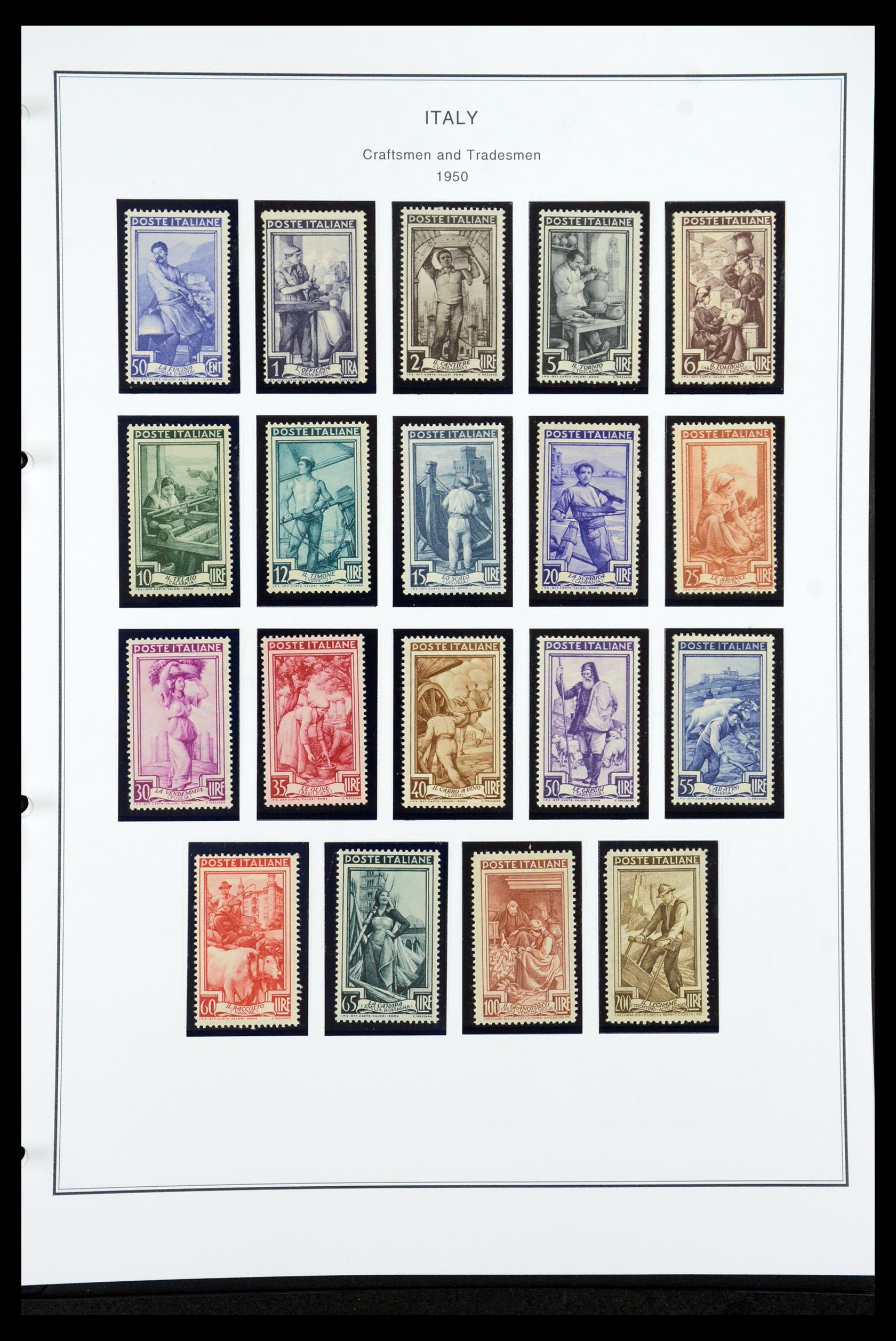 35925 047 - Postzegelverzameling 35925 Italië 1862-2009.